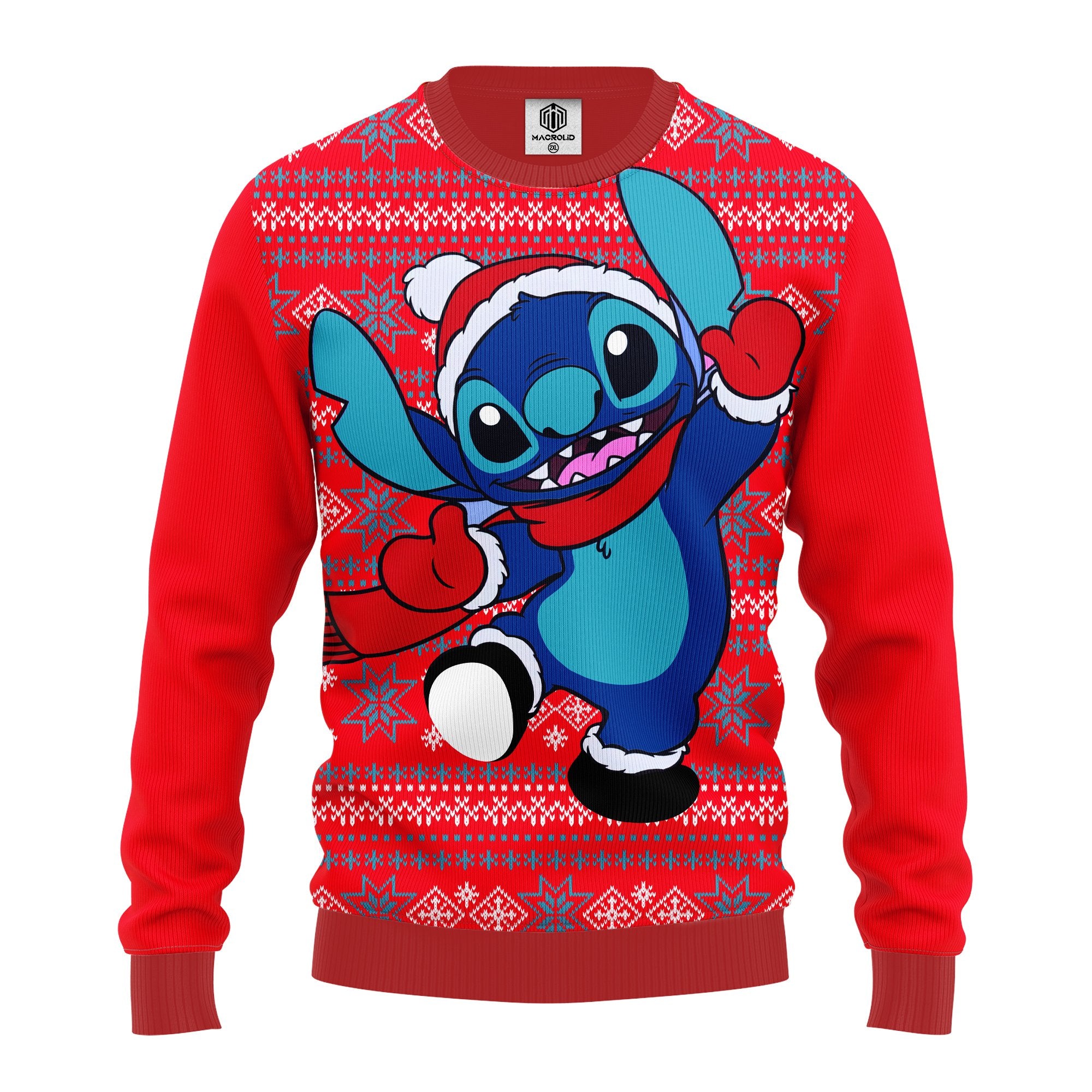 Stitch Winter Red Ugly Christmas Sweater Amazing Gift Idea Thanksgiving Gift