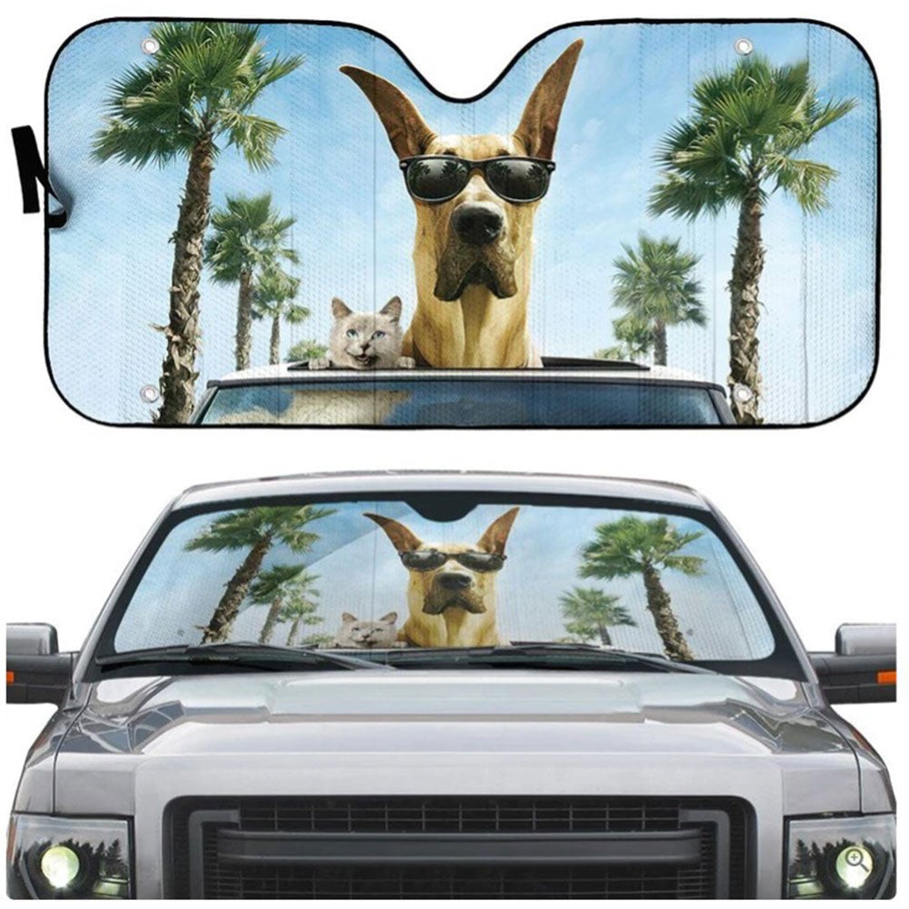 Marmaduke Custom Car Auto Sun Shades Windshield Accessories Decor Gift