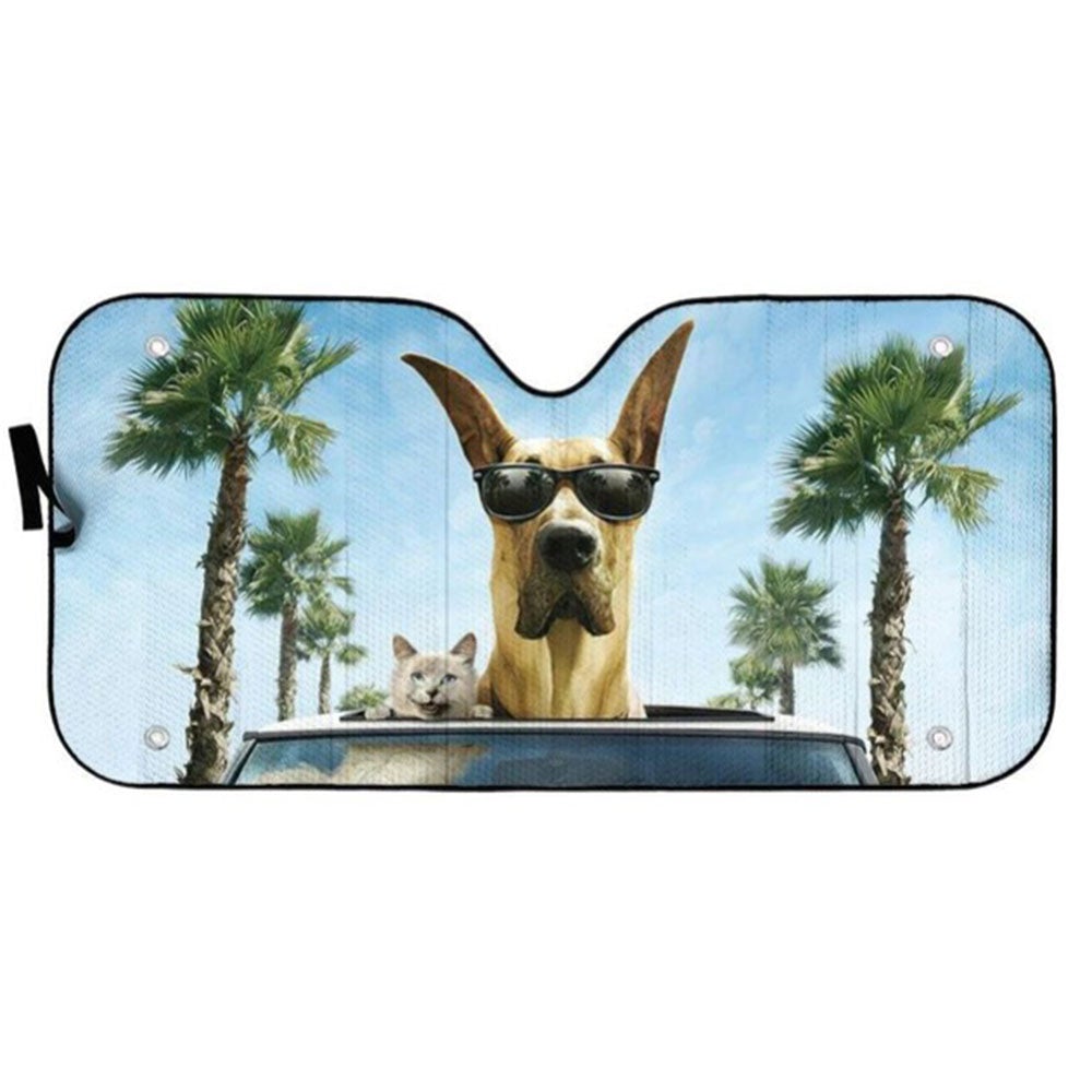 Marmaduke Custom Car Auto Sun Shades Windshield Accessories Decor Gift