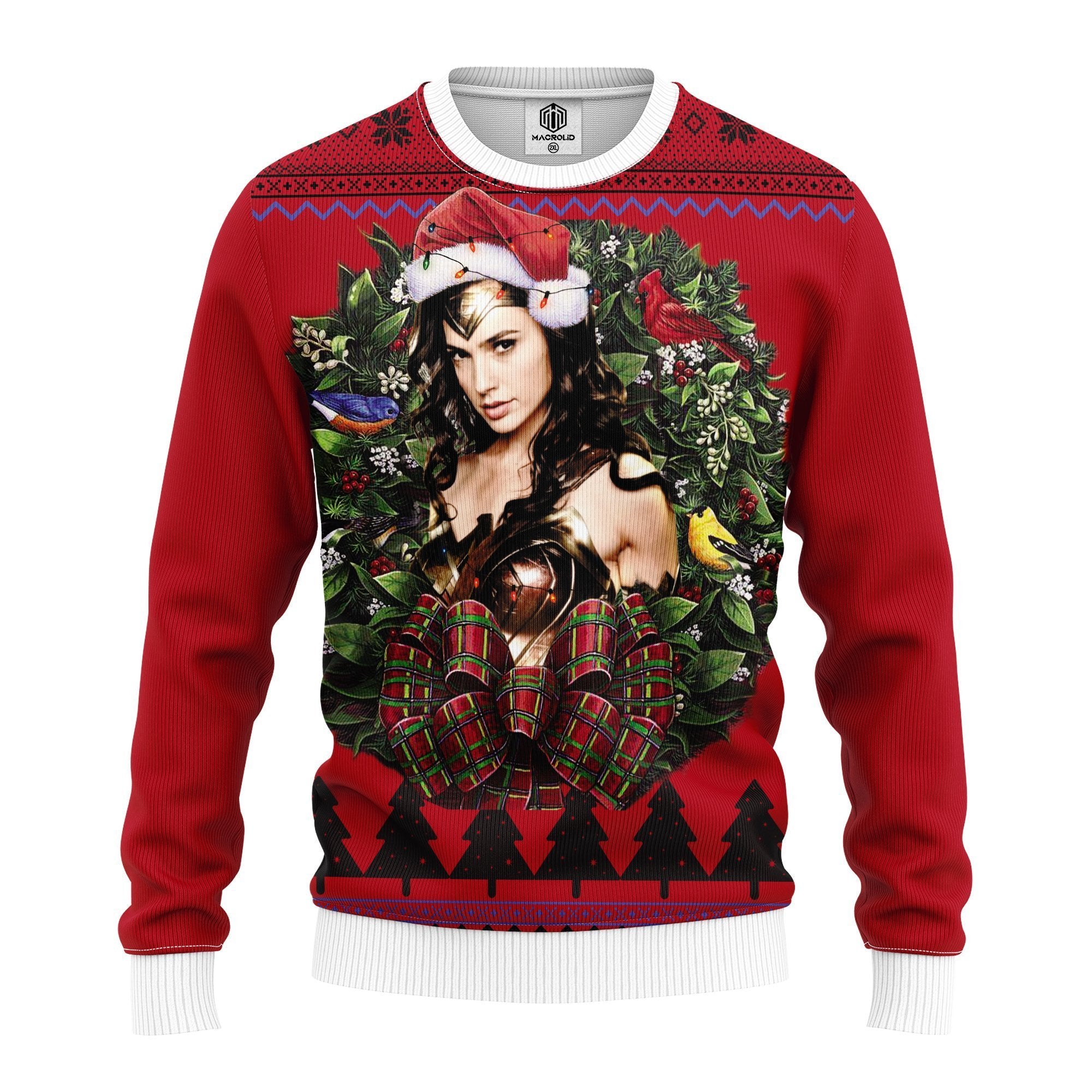 Wonder Woman Noel Mc Ugly Christmas Sweater Thanksgiving Gift