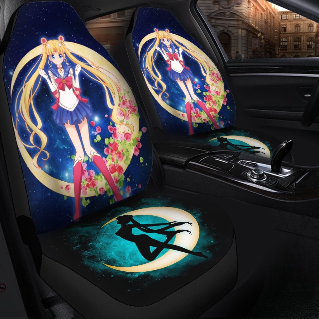 Sailor Moon Premium Custom Car Seat Covers Decor Protectors