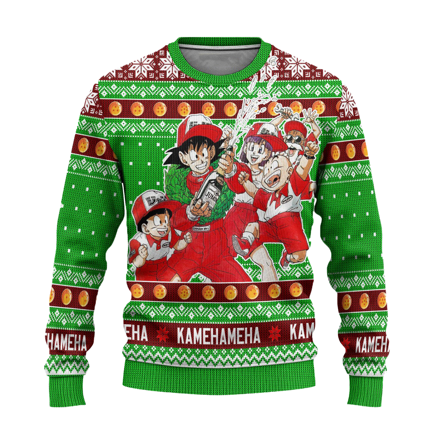 Dragon Ball Anime Ugly Christmas Sweater Characters Xmas Gift