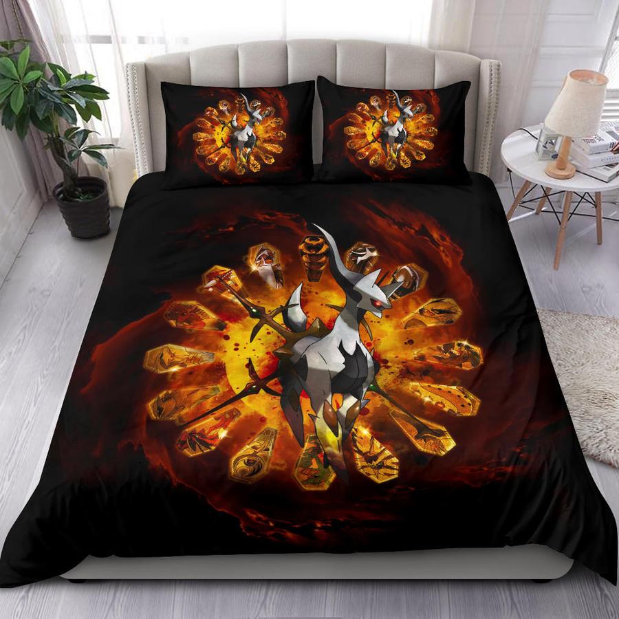 Pokemon Legends Arceus Custom Bedding Set Duvet Cover And 2 Pillowcases