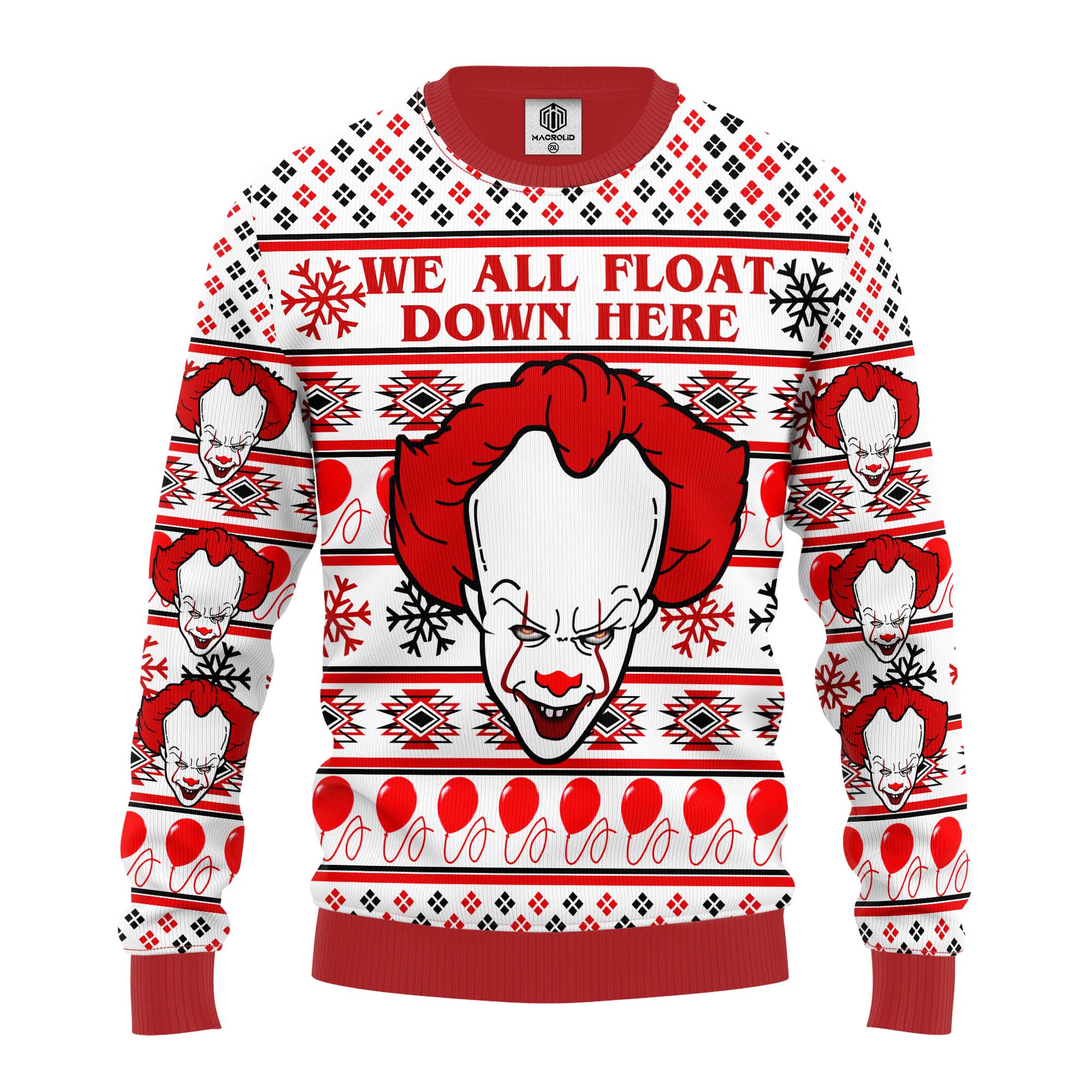 Pennywise Horror Ugly Christmas Sweater Amazing Gift Idea Thanksgiving Gift