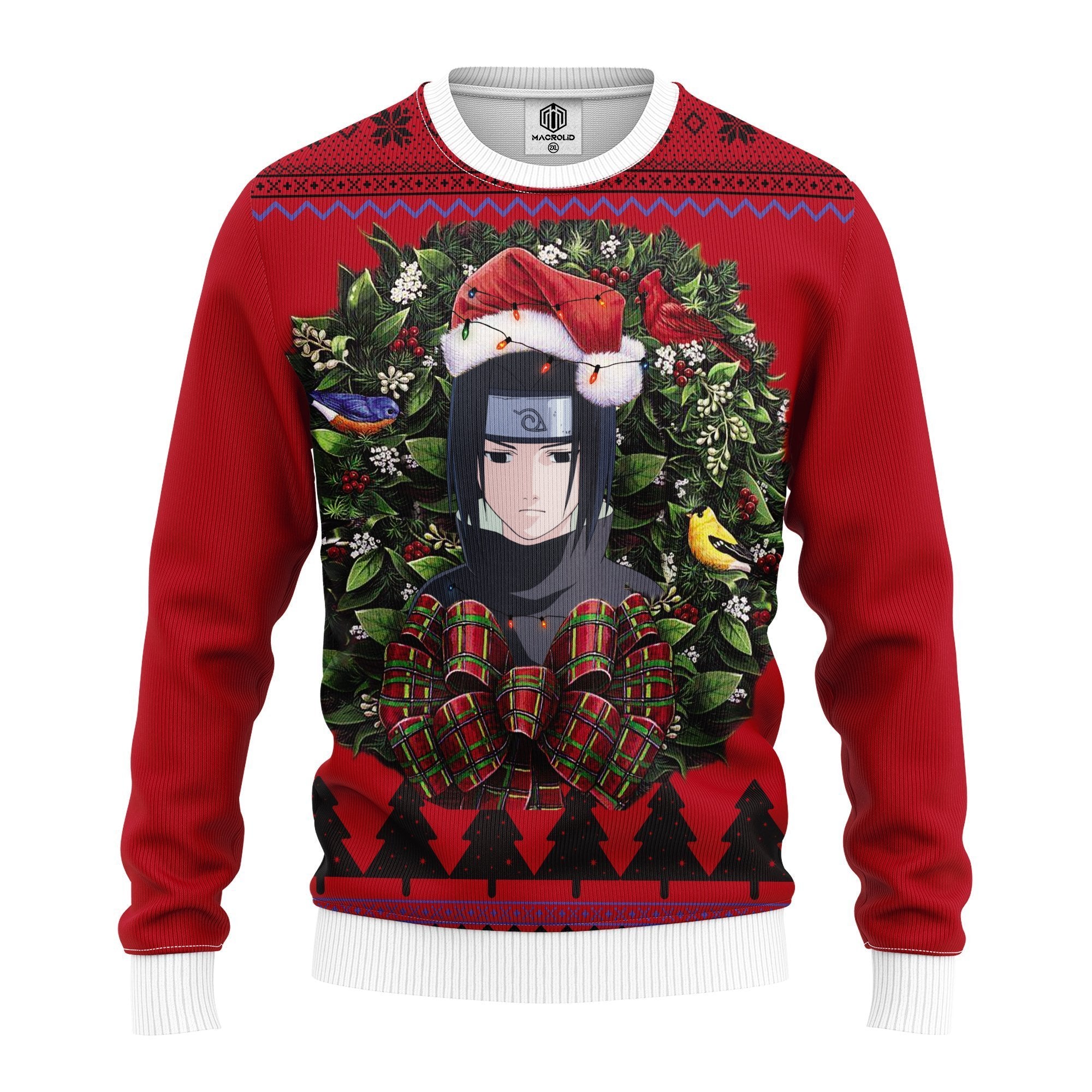 Sasuke Naruto Noel Mc Ugly Christmas Sweater Thanksgiving Gift