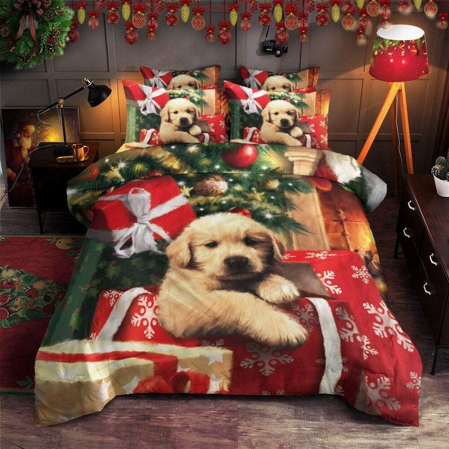 Dog Love Christmas Bedding Set