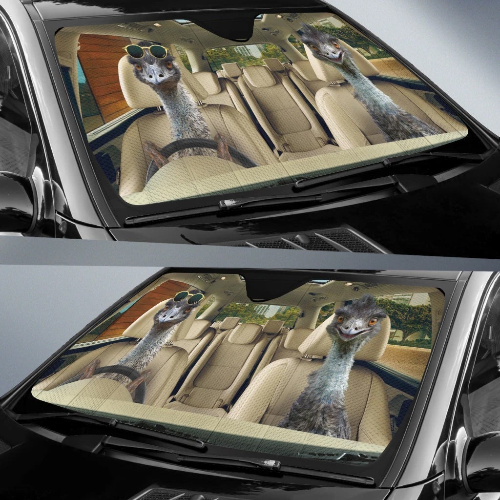 Driving Emus Right Hand Drive Car Auto Sunshades