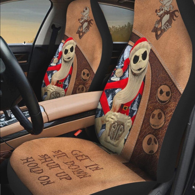 Nightmare Jack Skellington Santa Claus Car Seat Cover