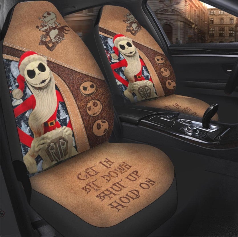 Nightmare Jack Skellington Santa Claus Car Seat Cover