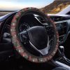 Horror Frankenstein Pattern Print Car Steering Wheel Cover