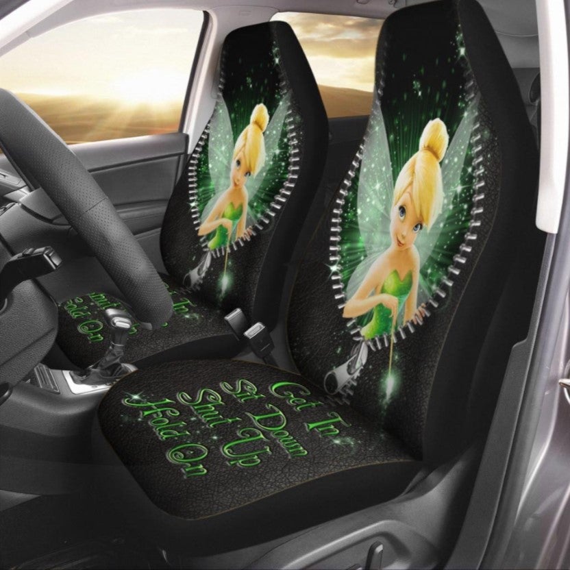 Tinker Bell Get In Sit Down Shut Up Hold On Car Seat Cover
