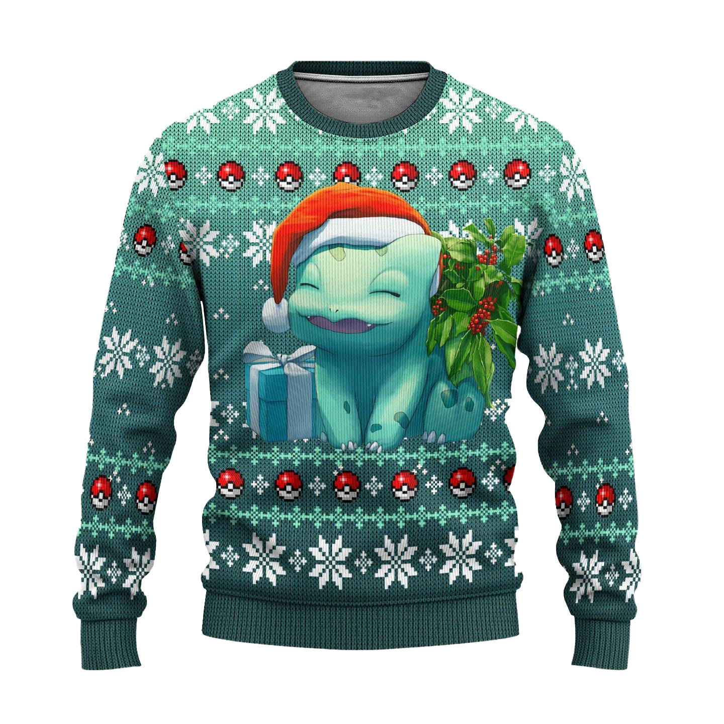 Pokemon Bulbasaur Anime Ugly Christmas Sweater Xmas Gift