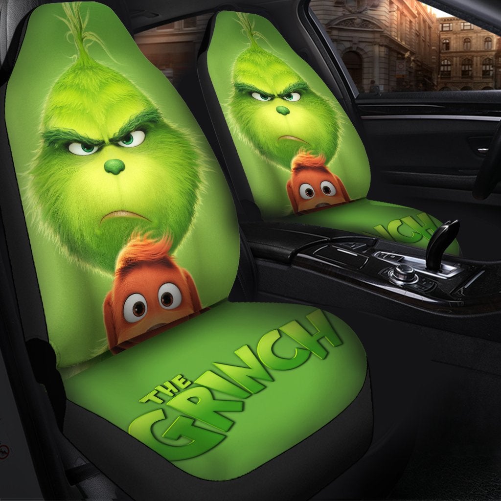 The Grinch Premium Custom Car Seat Covers Decor Protectors