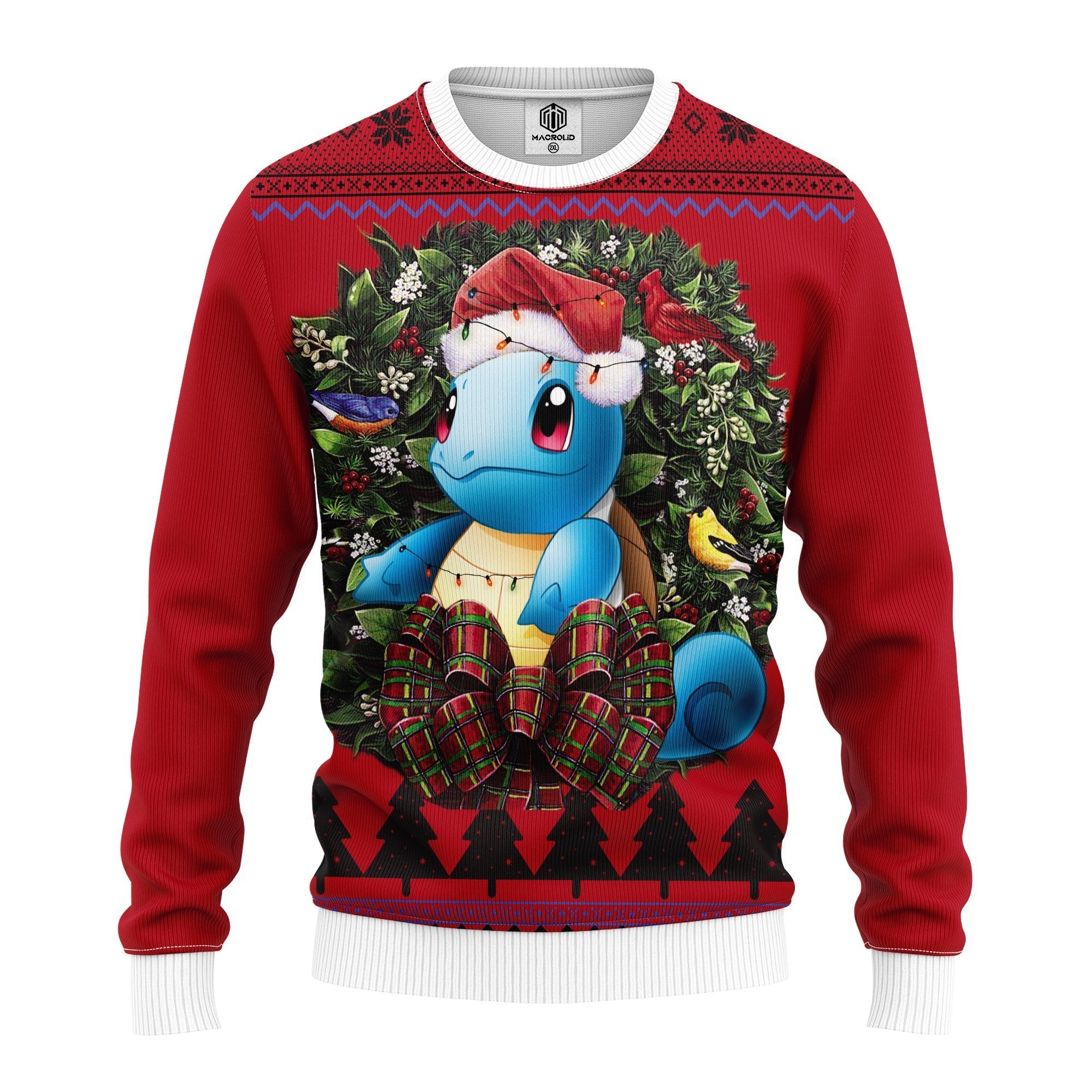 Squirtle Pokemon Noel Mc Ugly Christmas Sweater Thanksgiving Gift
