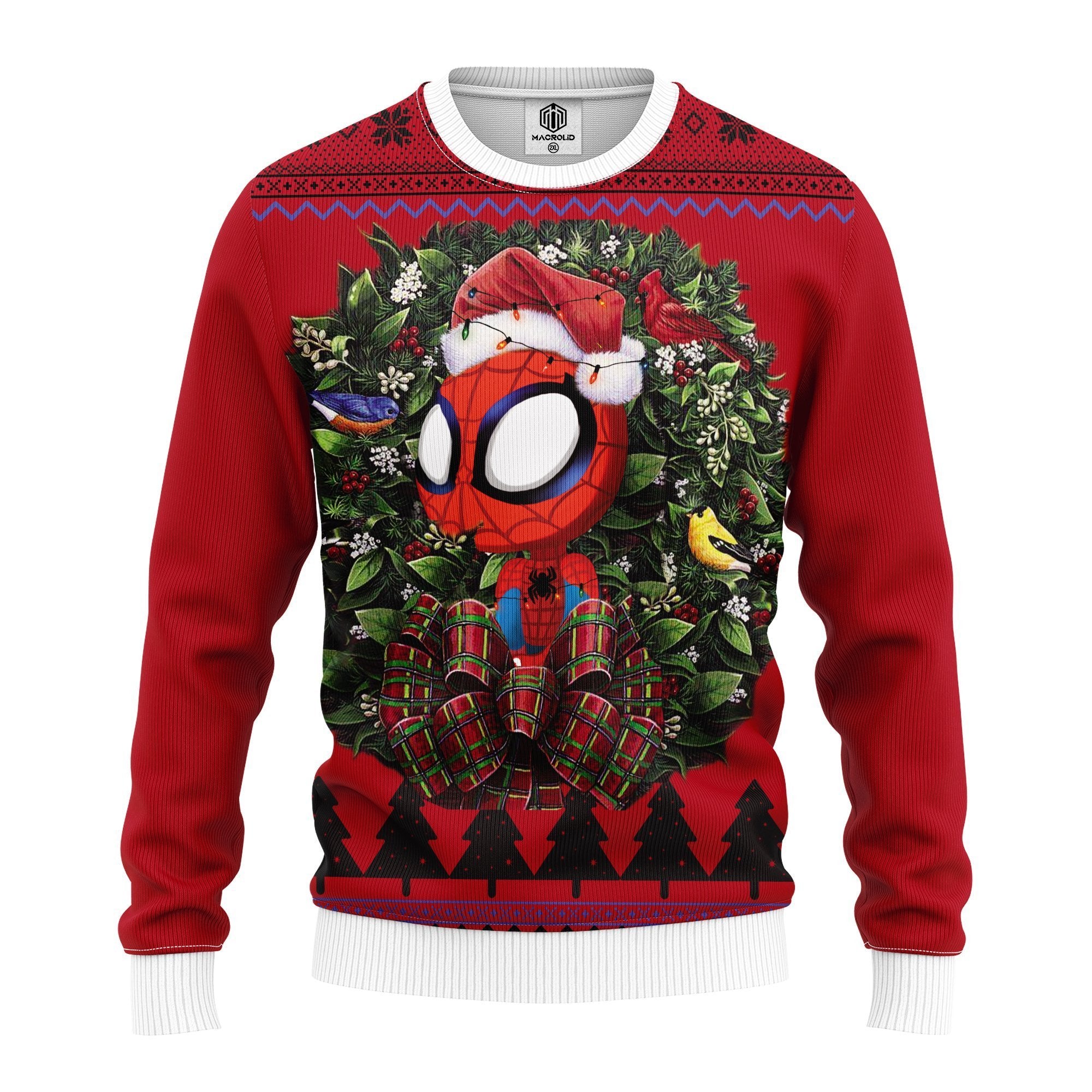 Spiderman Noel Mc Ugly Christmas Sweater Thanksgiving Gift