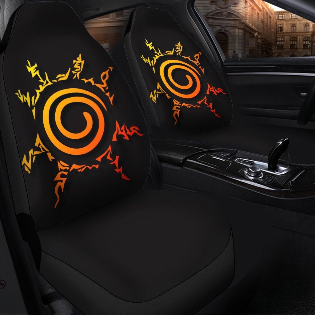 Naruto Shield Premium Custom Car Seat Covers Decor Protector