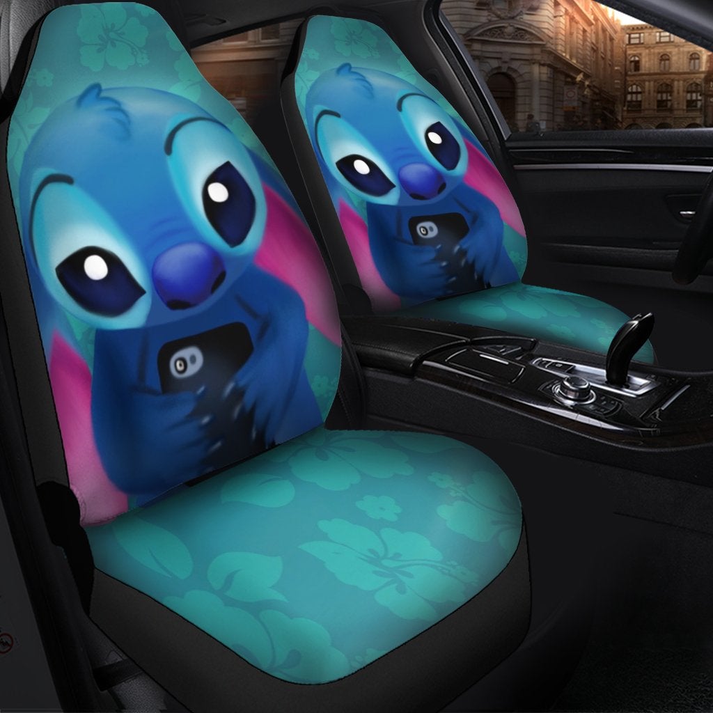 Stitch 2022 Premium Custom Car Seat Covers Decor Protectors