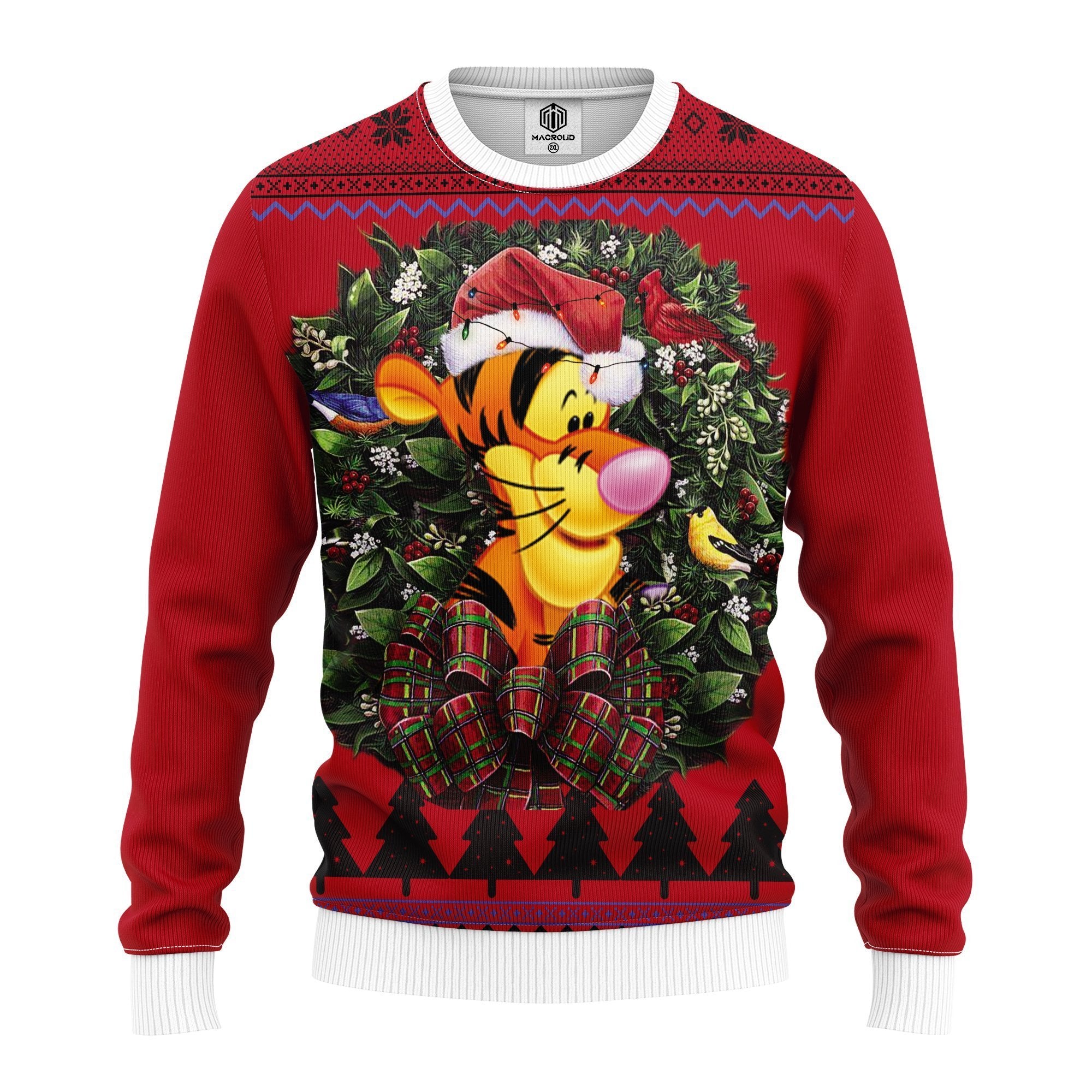 Tiger Pooh Noel Mc Ugly Christmas Sweater Ugly Christmas Sweater Thanksgiving Gift