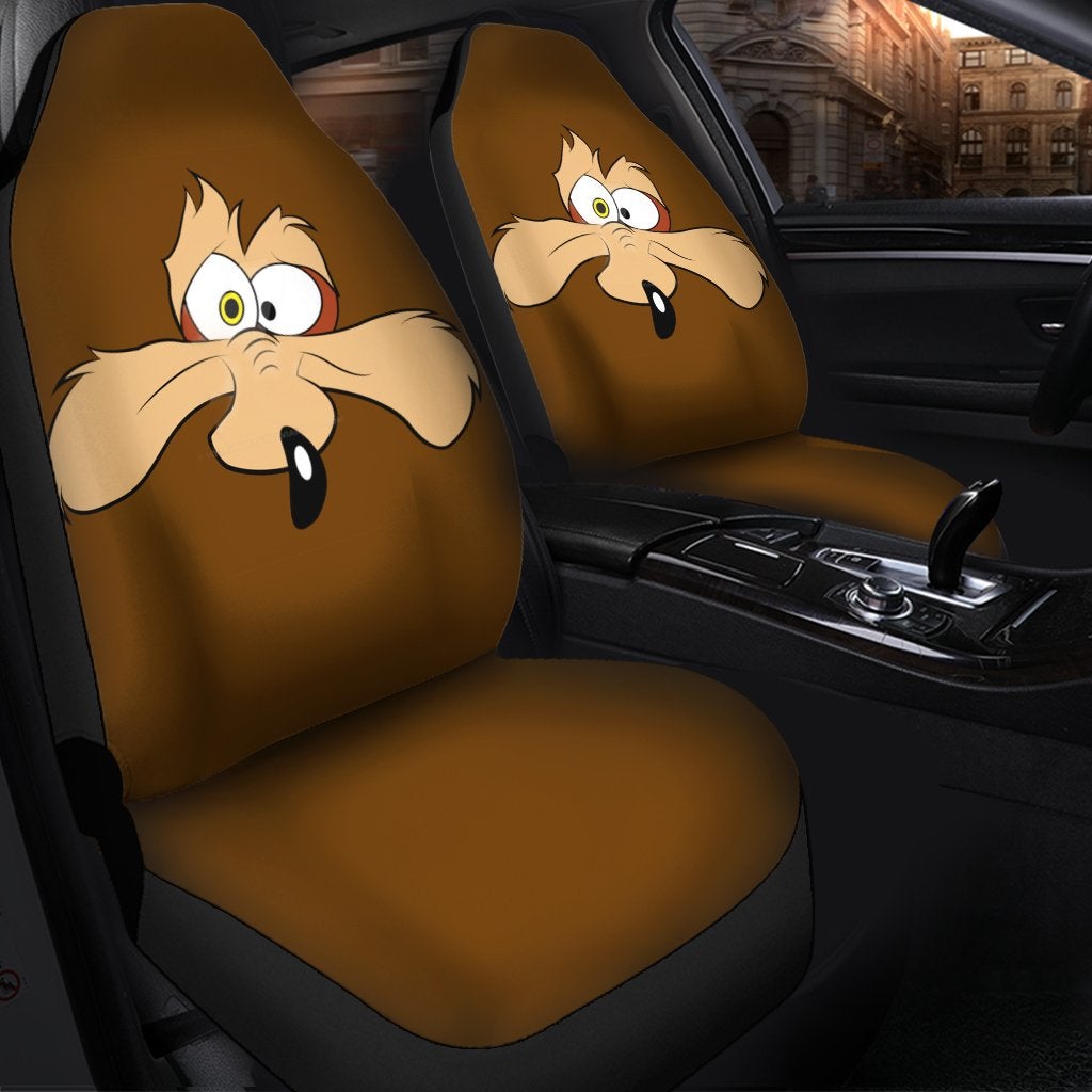 Wile E. Coyote Premium Custom Car Seat Covers Decor Protectors