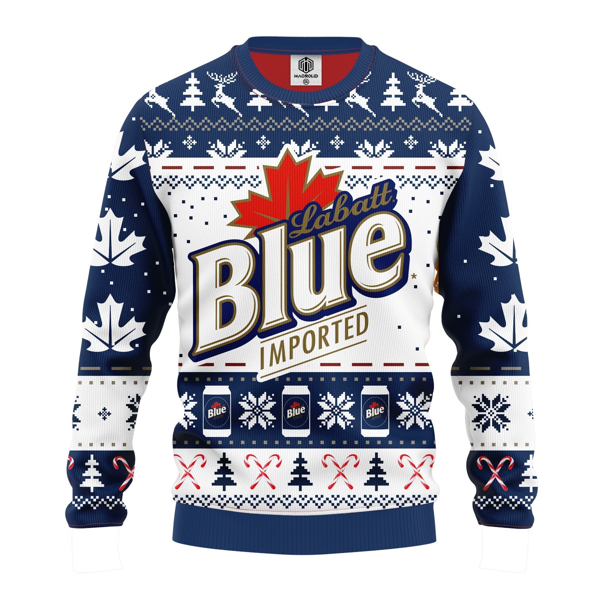 Labatt Blue Ugly Christmas Sweater Amazing Gift Idea Thanksgiving Gift