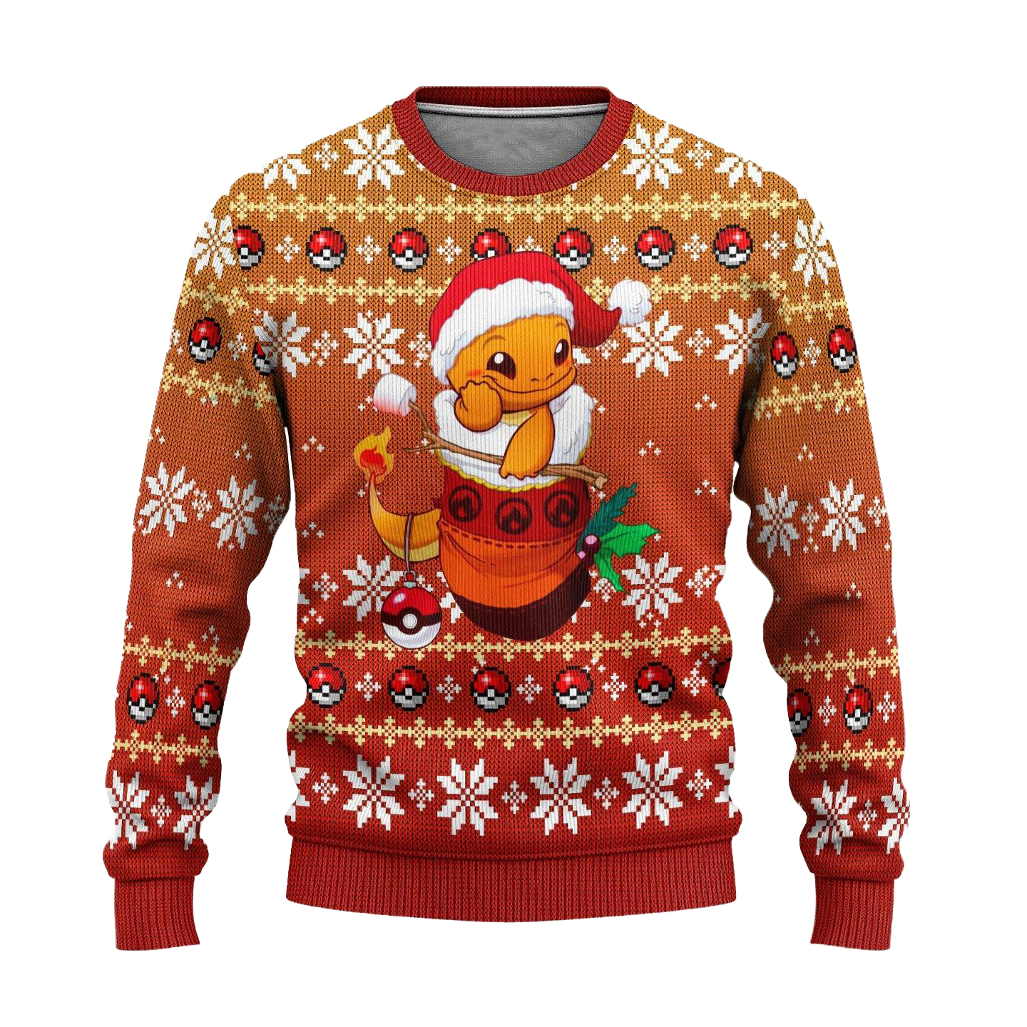 Pokemon Charizard Anime Ugly Christmas Sweater Xmas Gift