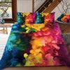 Colorful Smoke Bedding Set Duvet Cover And 2 Pillowcases