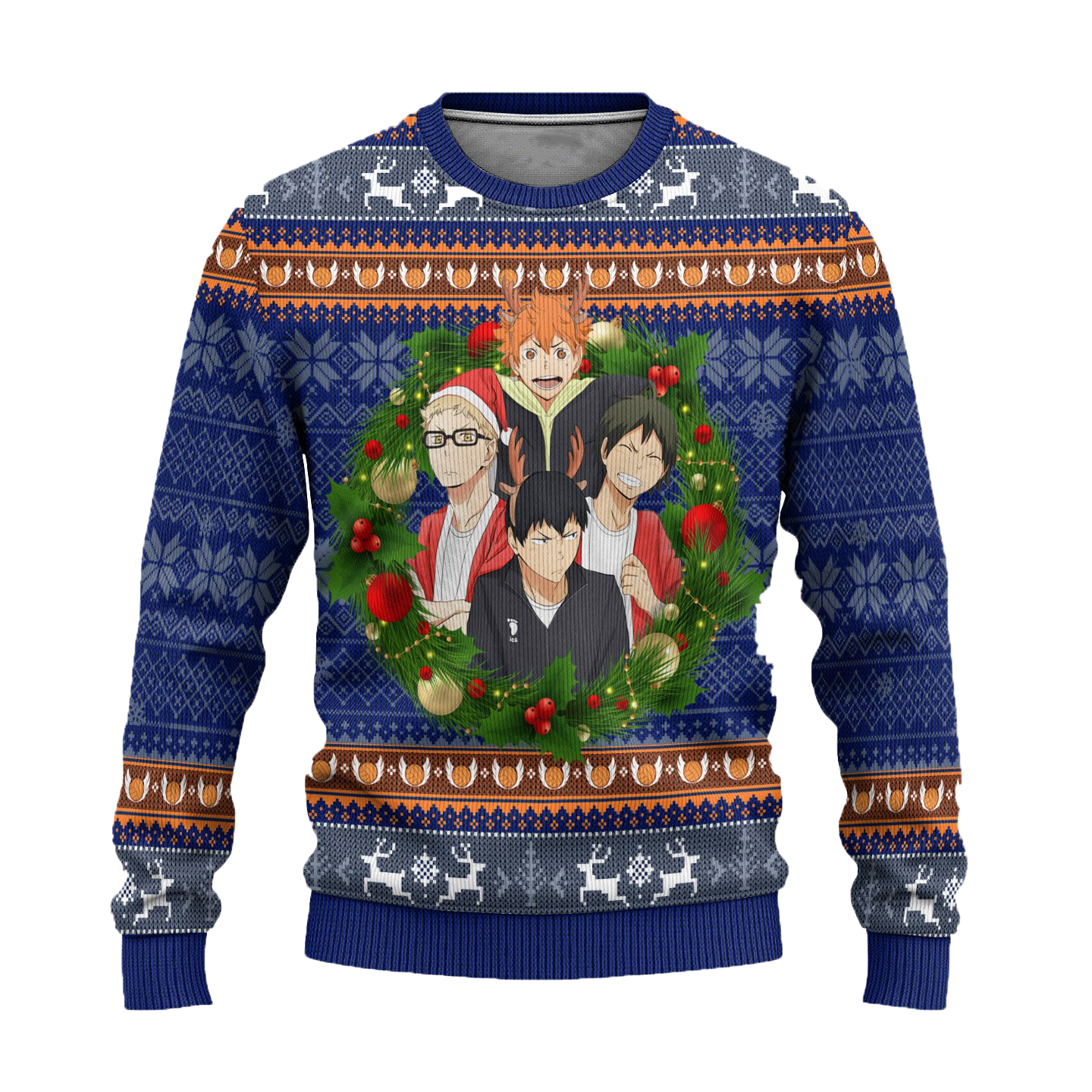 Haikyuu Ugly Christmas Sweater Anime Xmas Gift