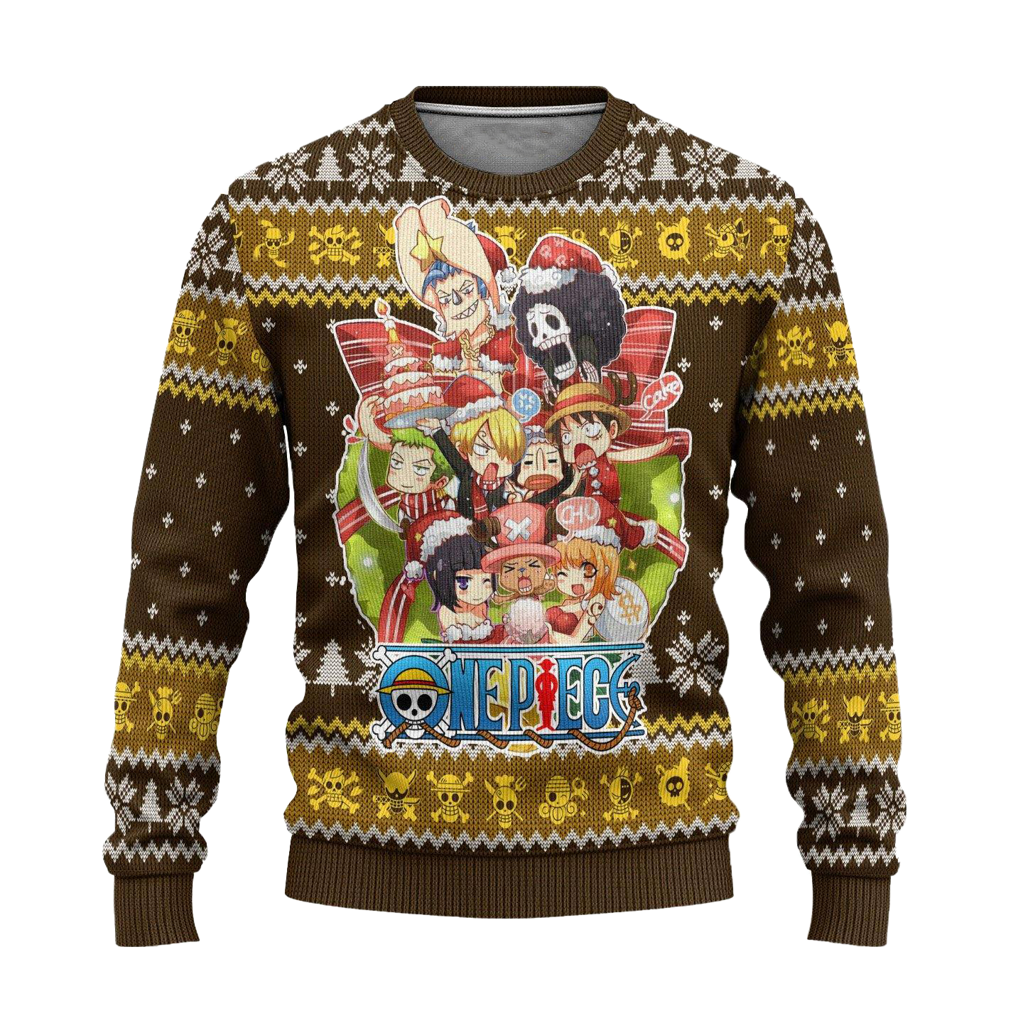 One Piece Anime Ugly Christmas Sweater Xmas Gift