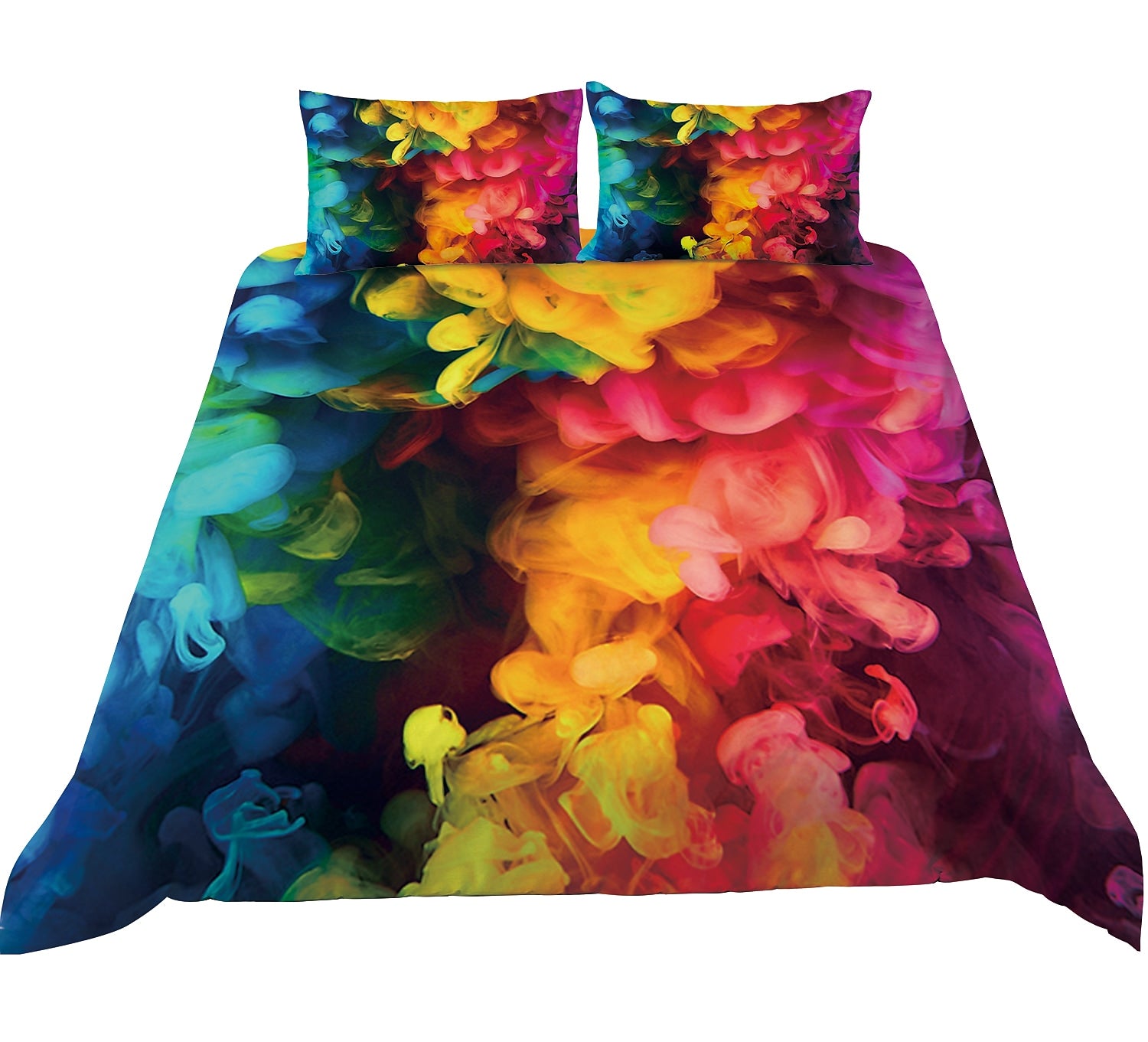 Colorful Smoke Bedding Set Duvet Cover And 2 Pillowcases