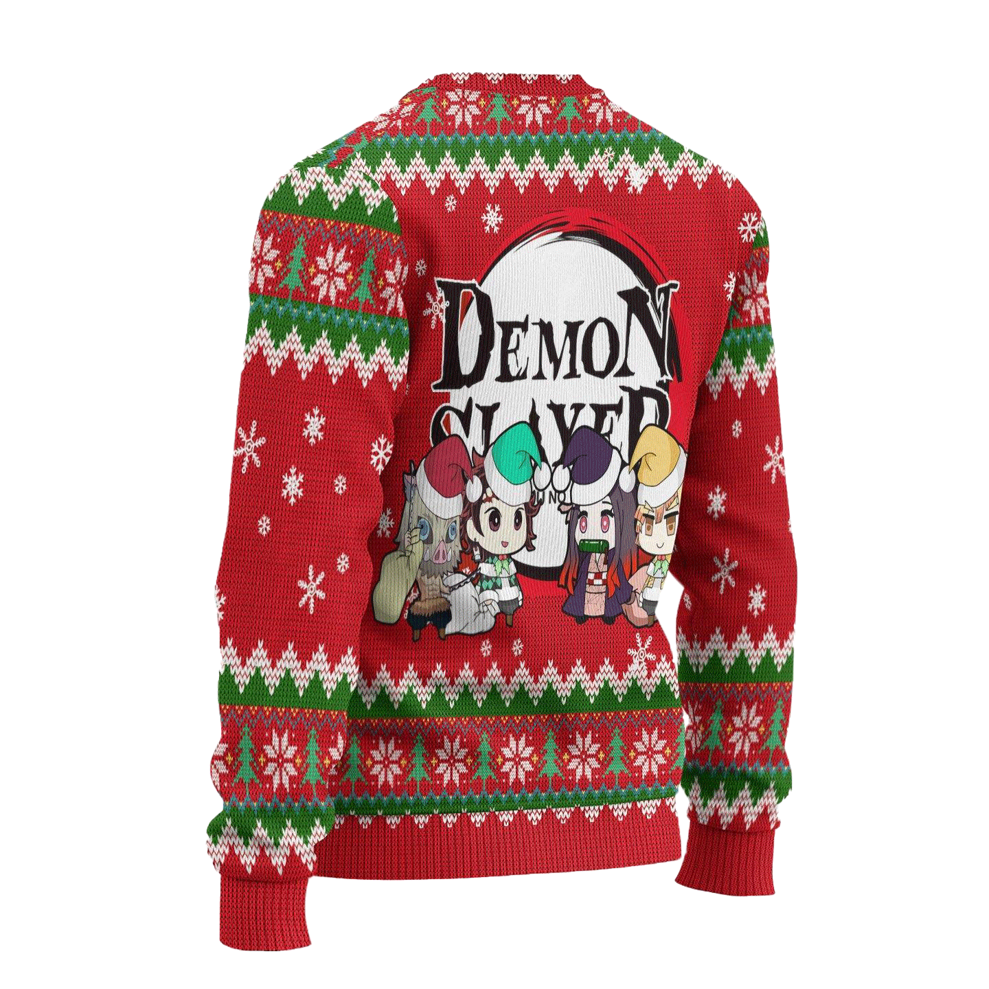 Demon Slayer Anime Ugly Christmas Sweater Red Xmas Gift