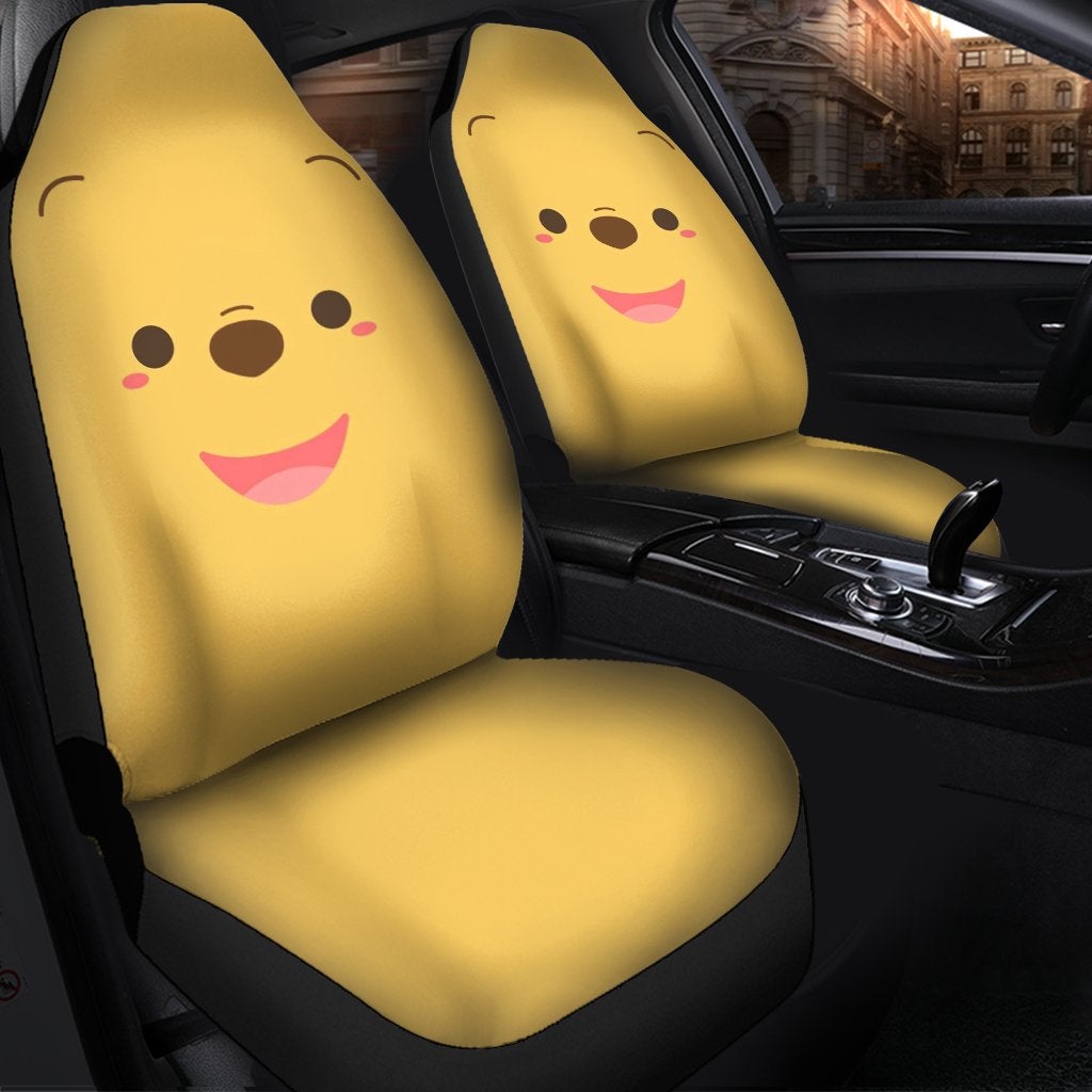 Winnie The Pooh Premium Custom Car Seat Covers Decor Protector