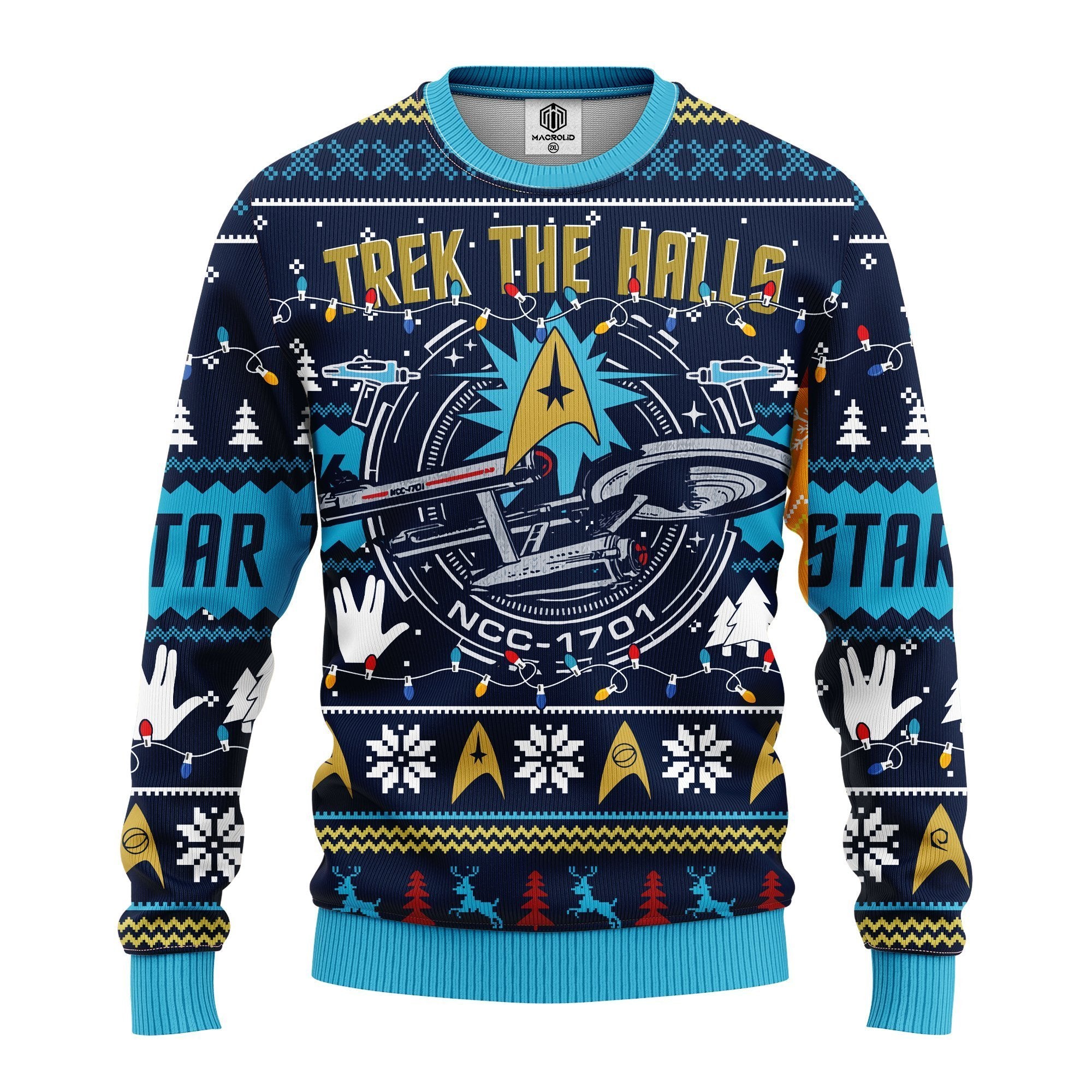 Star Trek 3D Ugly Christmas Sweater Amazing Gift Idea Thanksgiving Gift
