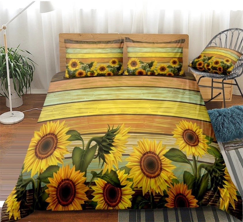 Sunflower Art Bedding Set