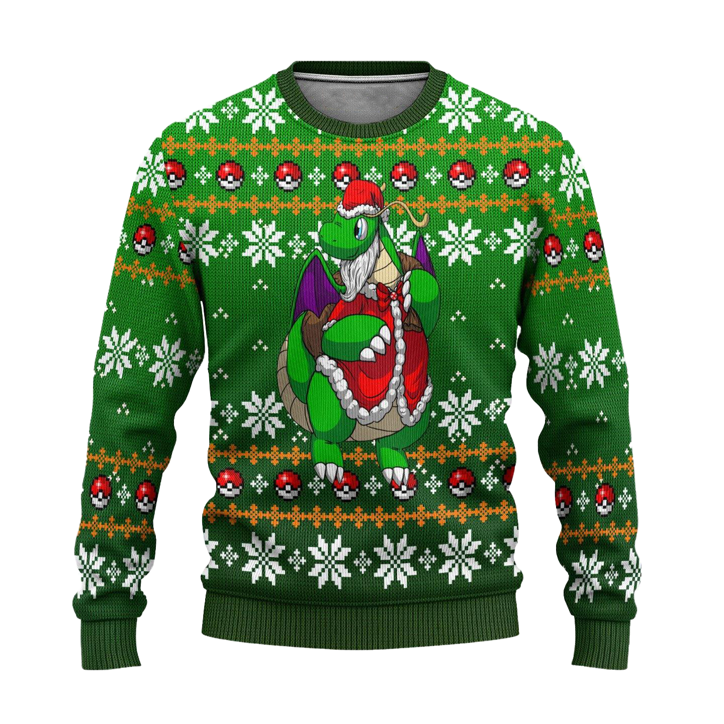 Pokemon Dragonite Ugly Anime Christmas Sweater Xmas Gift