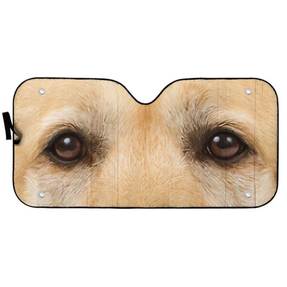 Labrador Retriever Dog Eyes Custom Car Auto Sun Shades Windshield Accessories Decor Gift