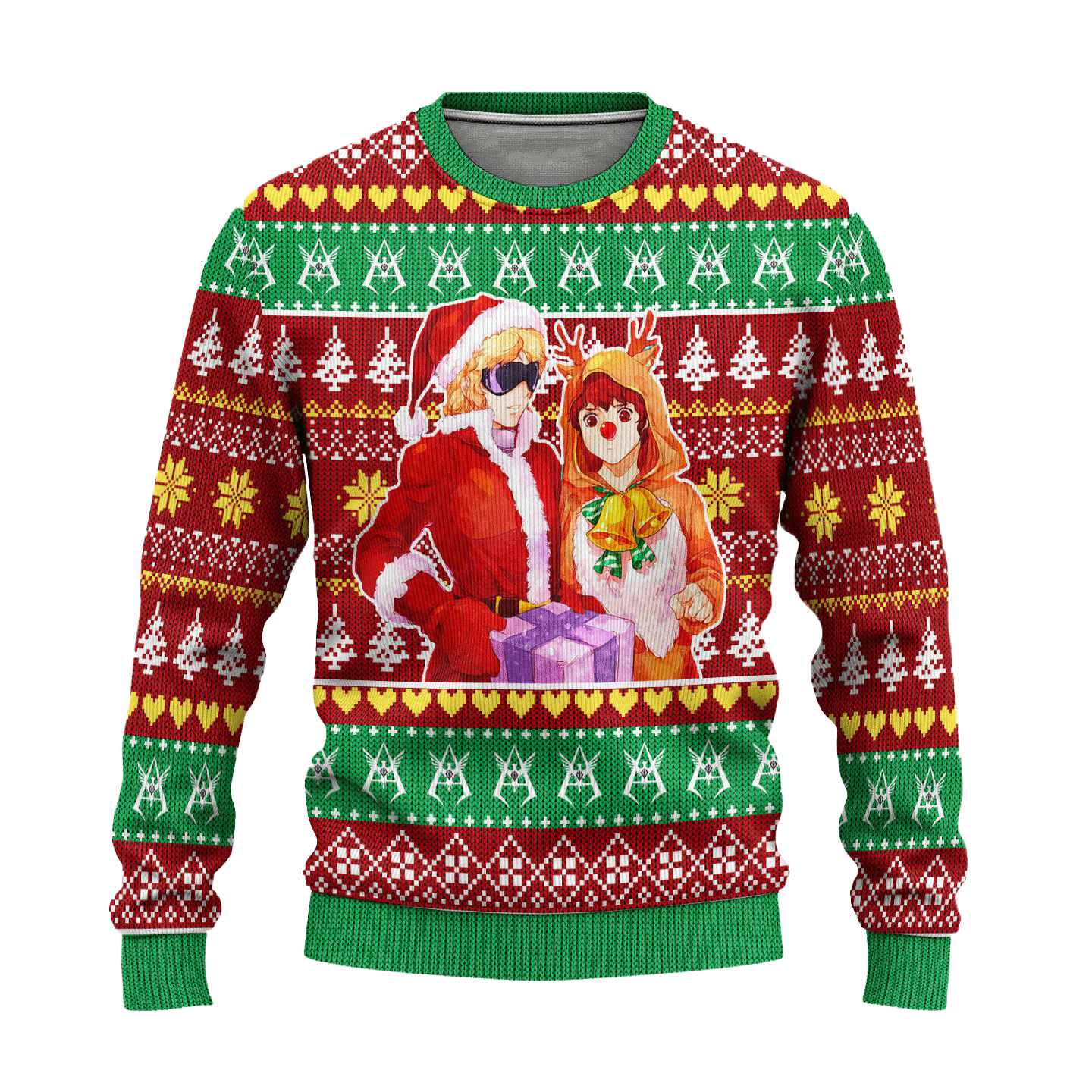 Char Aznable Anime Ugly Christmas Sweater Custom Gundam Xmas Gift