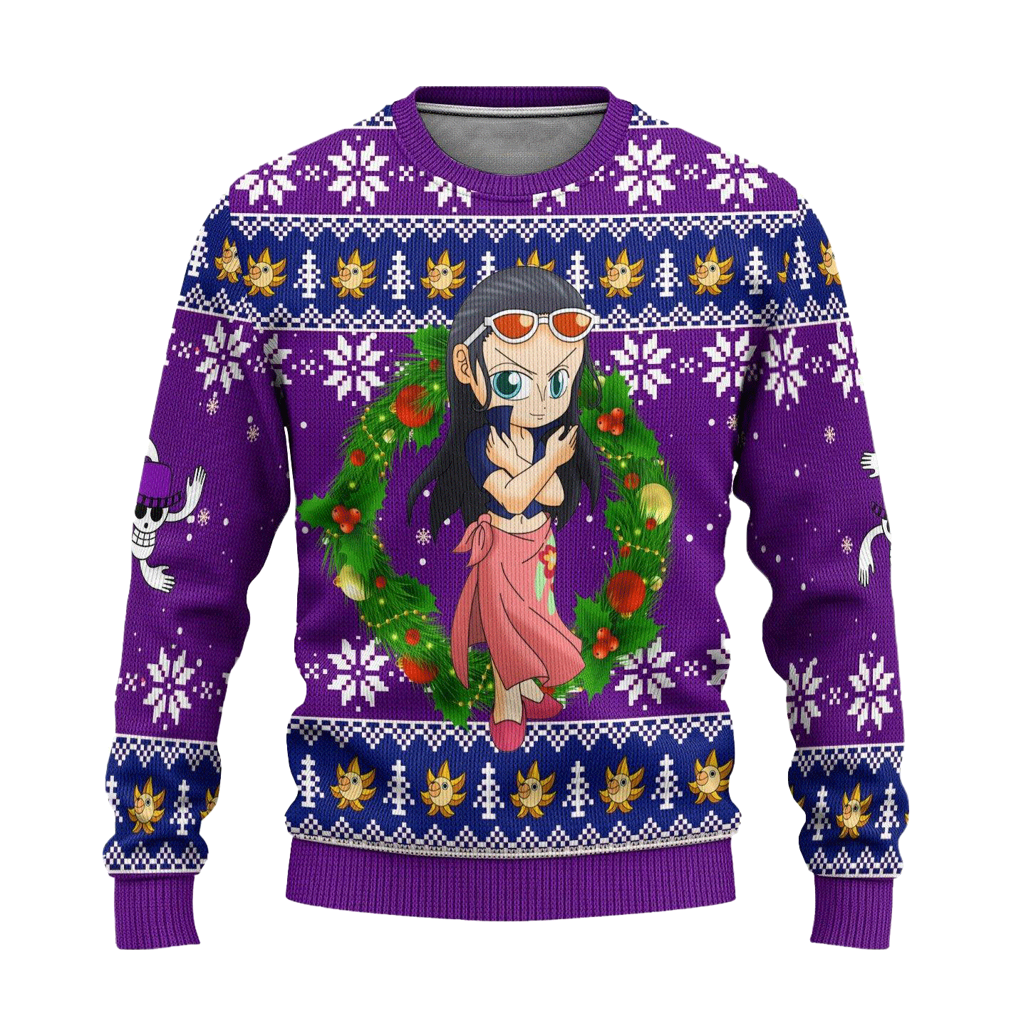 Robin One Piece Anime Ugly Christmas Sweater Xmas Gift