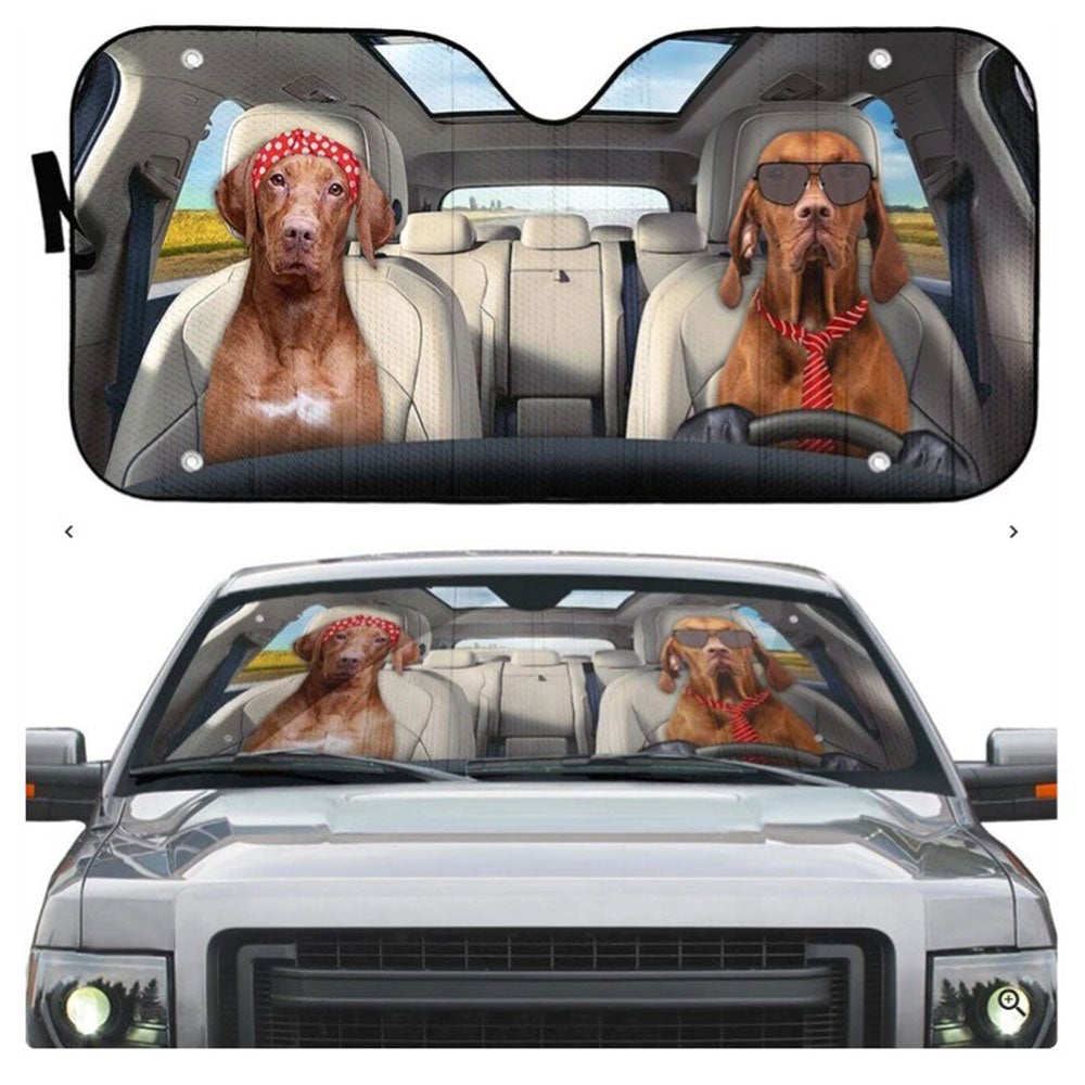 Vizsla Dog Car Auto Sun Shades Windshield Accessories Decor Gift