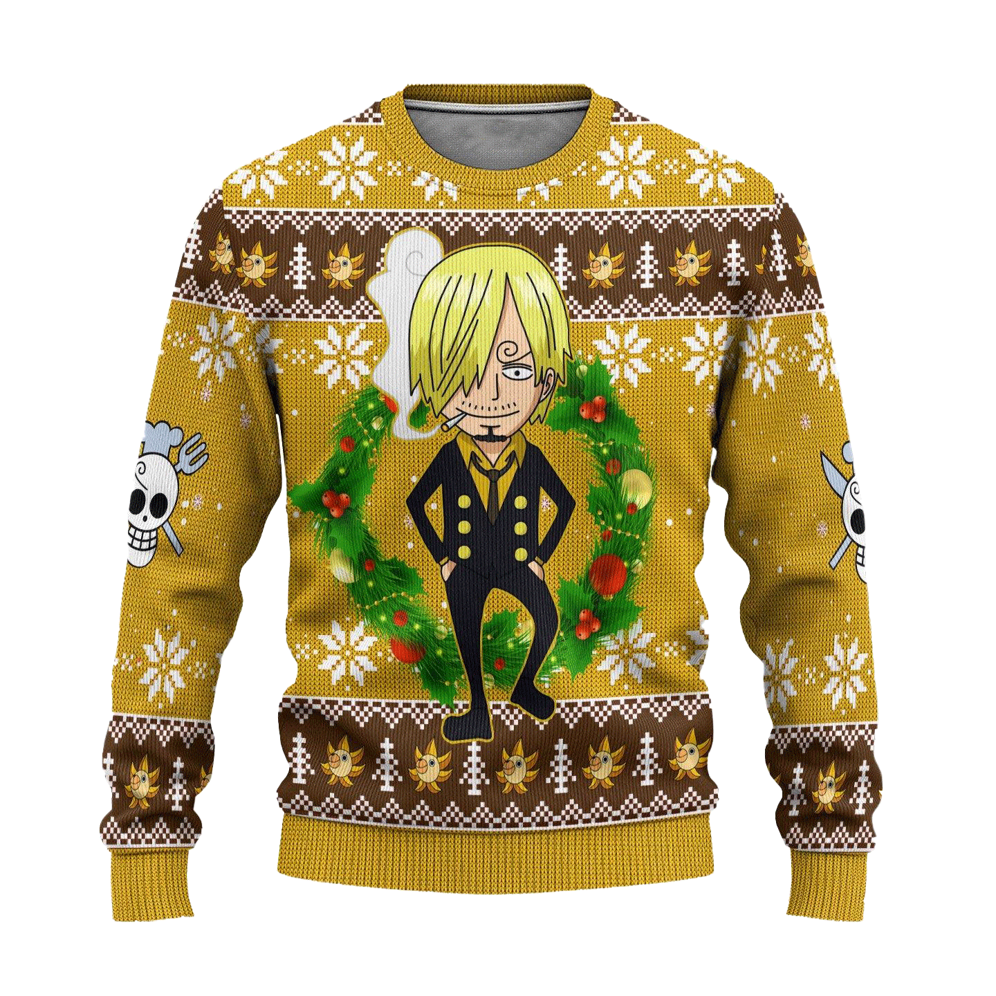 Sanji One Piece Anime Ugly Christmas Sweater Xmas Gift