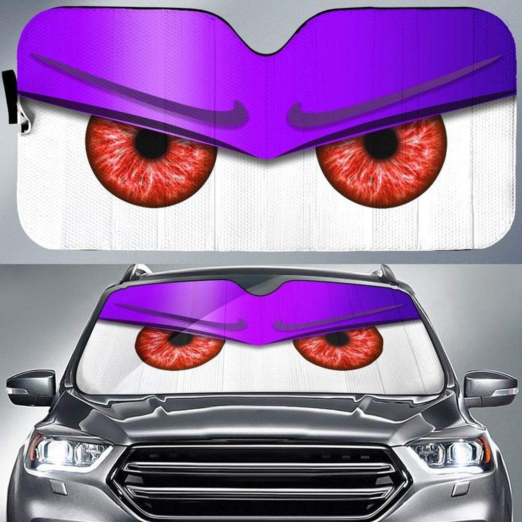 Purple Funny Angry Cartoon Eyes Car Auto Sun Shades Windshield Accessories Decor Gift