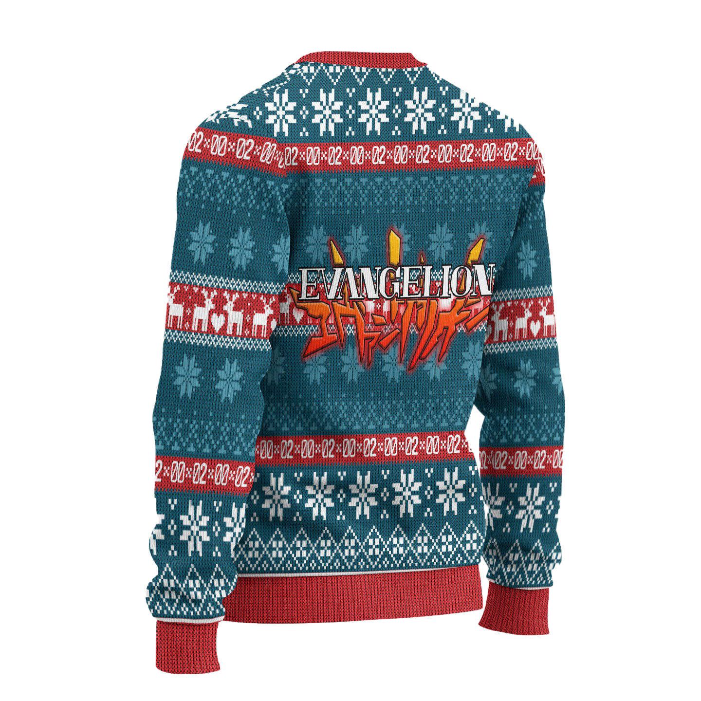 Neon Genesis Evangelion Anime Ugly Christmas Sweater Custom Xmas Gift