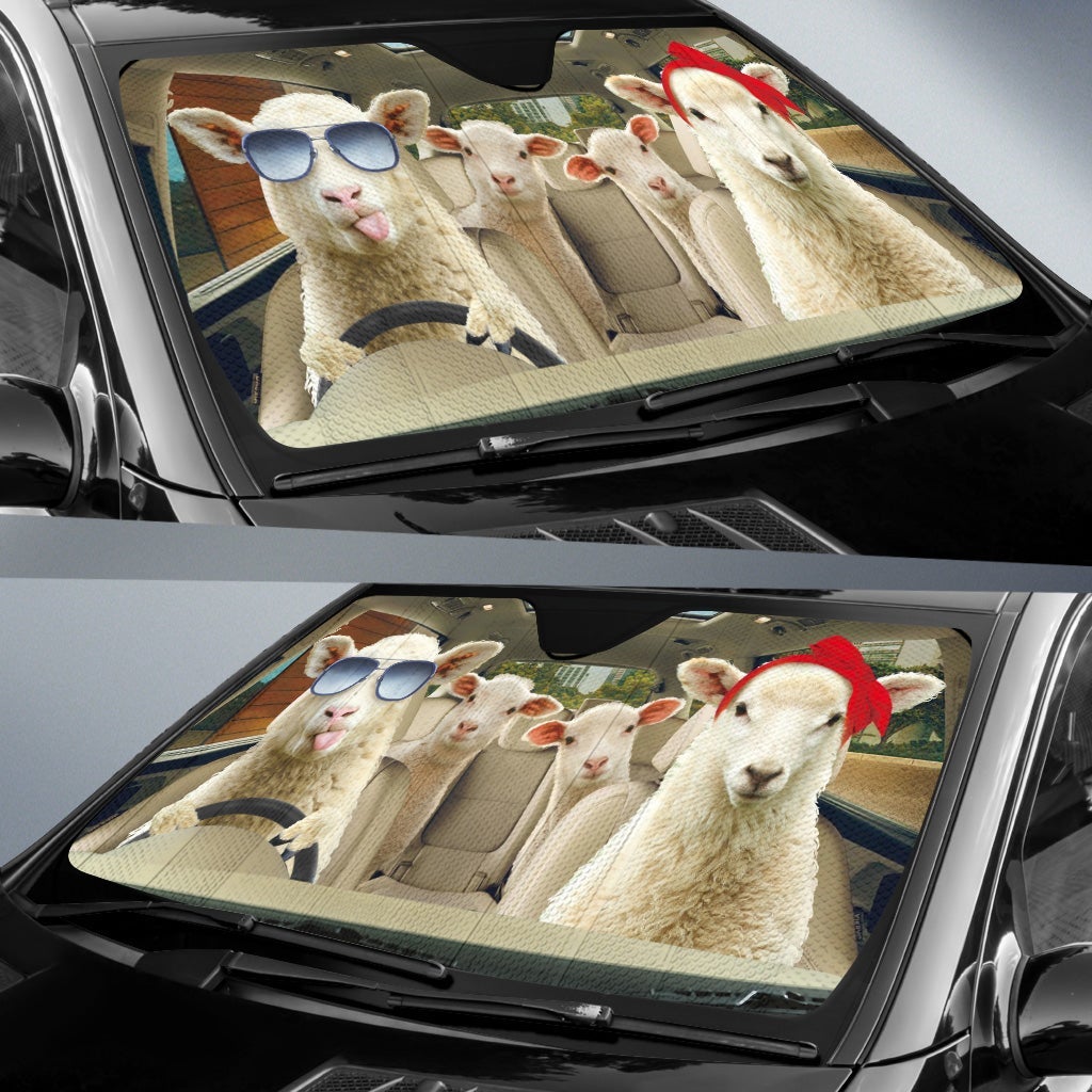 Driving Sheep Right Hand Drive Car Auto Sunshades