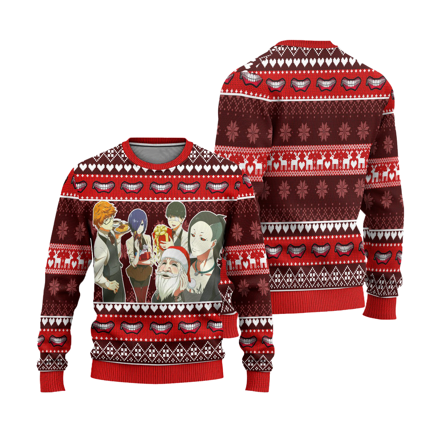Tokyo Ghoul Anime Ugly Christmas Sweater Custom Xmas Gift