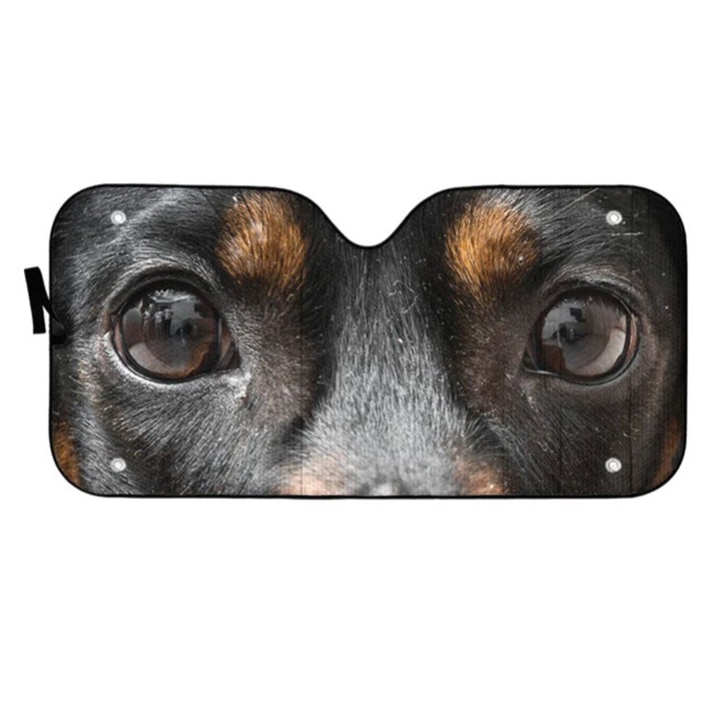 Dachshund Dog Eyes Custom Car Auto Sun Shades Windshield Accessories Decor Gift