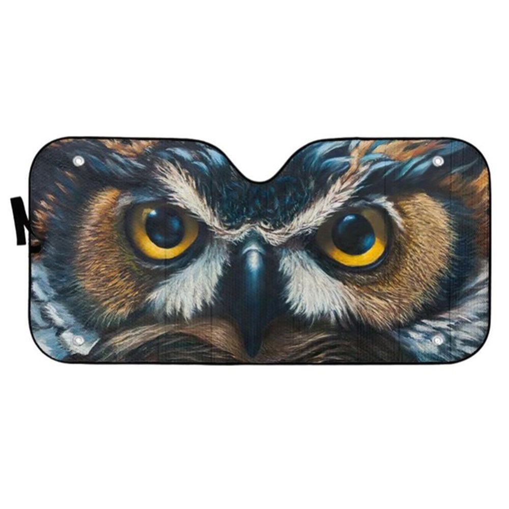 Owl Eyes Car Auto Sun Shades Windshield Accessories Decor Gift