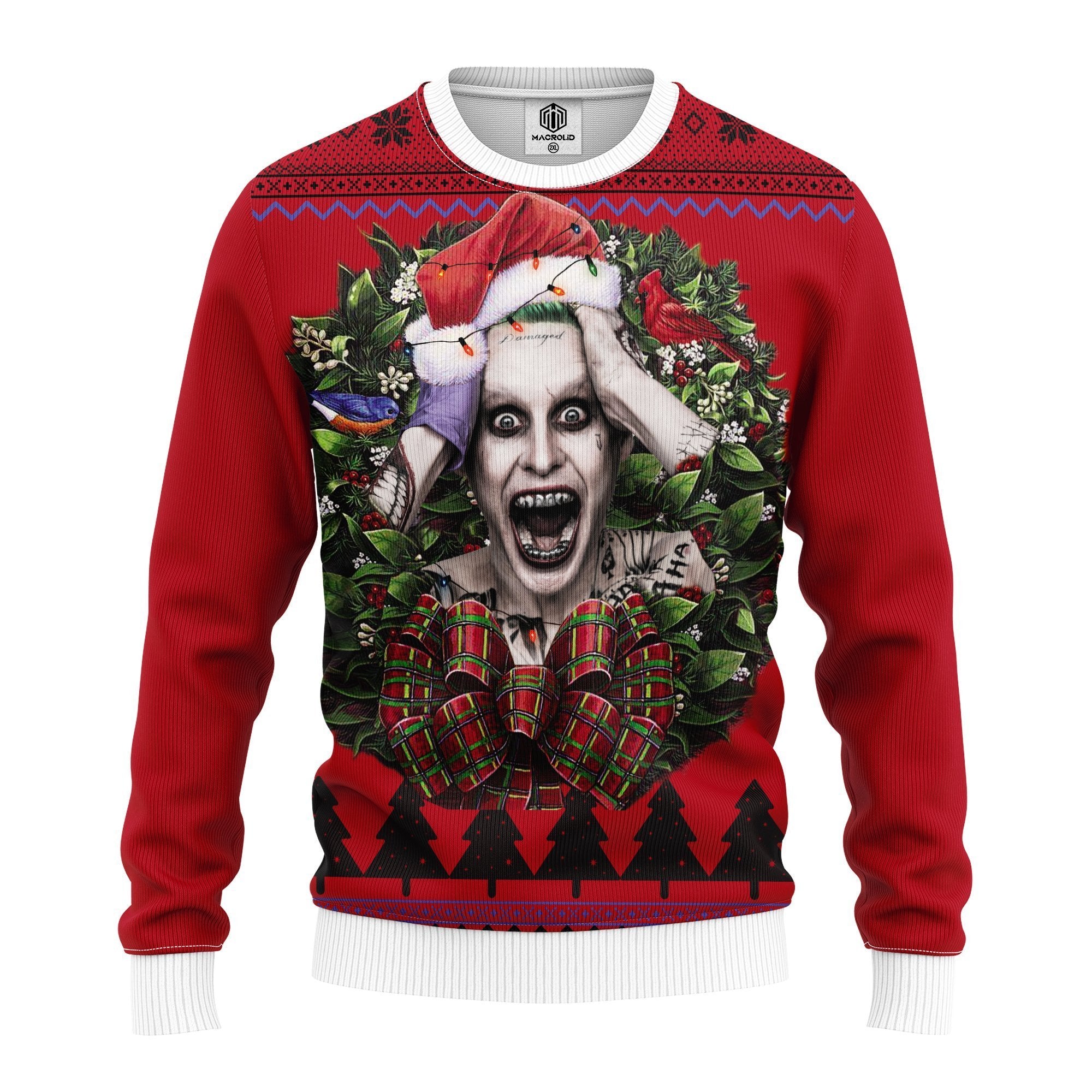 Suicide Squad Joker Noel Mc Ugly Christmas Sweater Thanksgiving Gift