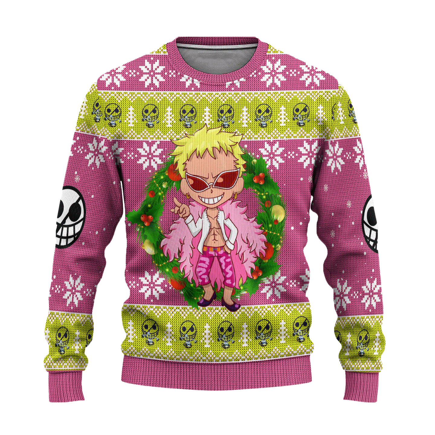 One Piece - Donquixote Anime Ugly Christmas Sweater Xmas Gift