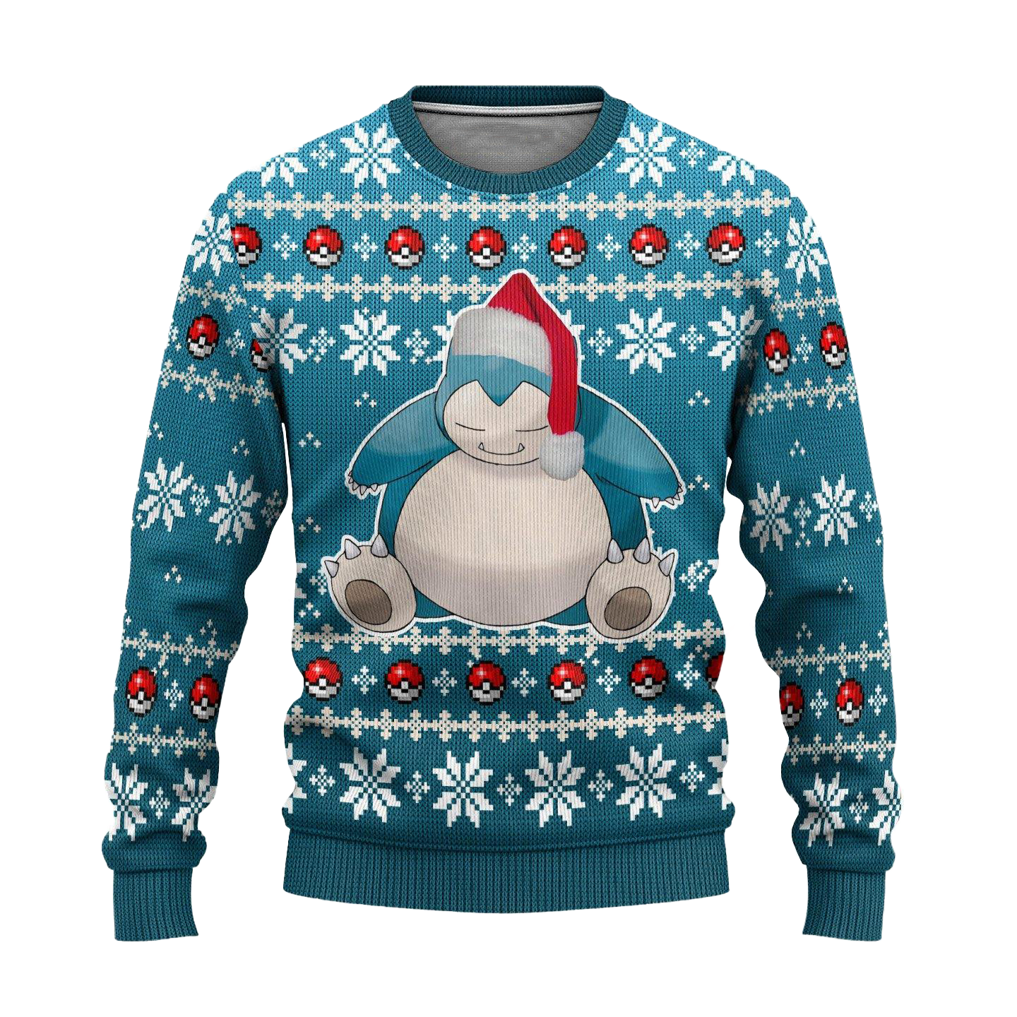 Pokemon Snorlax Anime Ugly Christmas Sweater Xmas Gift