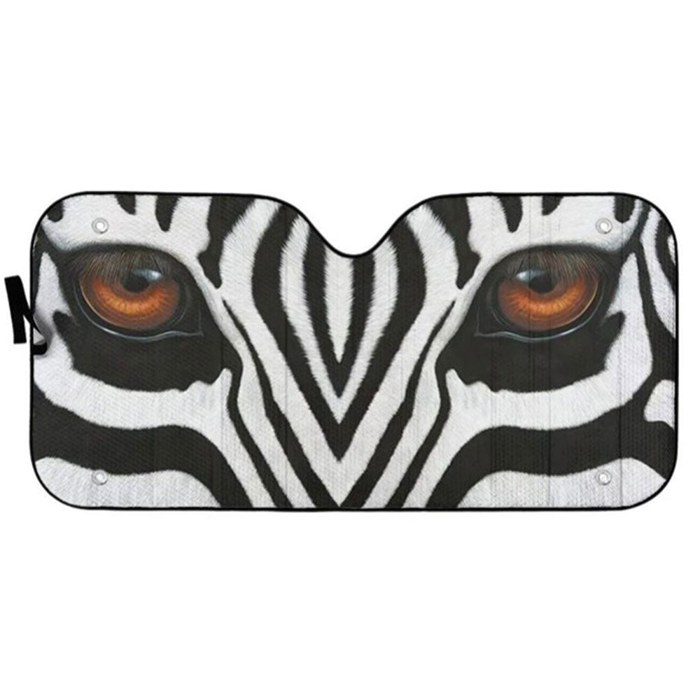 Zebra Eyes Car Auto Sun Shades Windshield Accessories Decor Gift