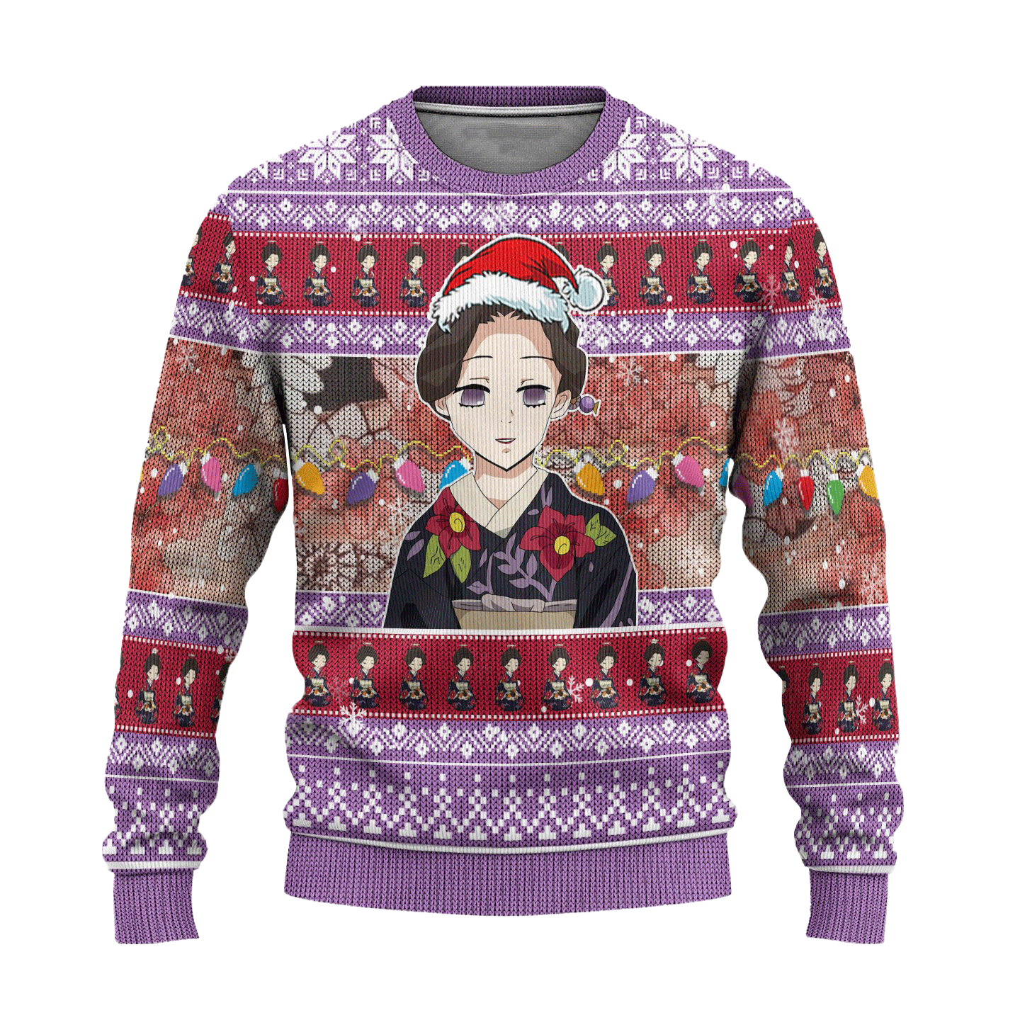 Demon Slayer Tamayo Anime Ugly Christmas Sweater Xmas Gift